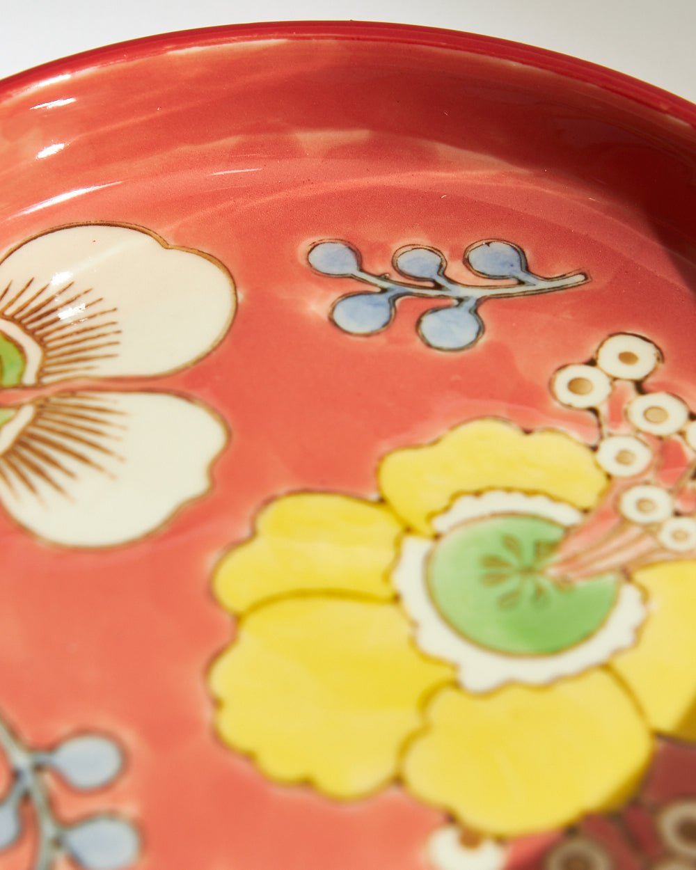 Hibiscus Bloom Snack Plate | Red