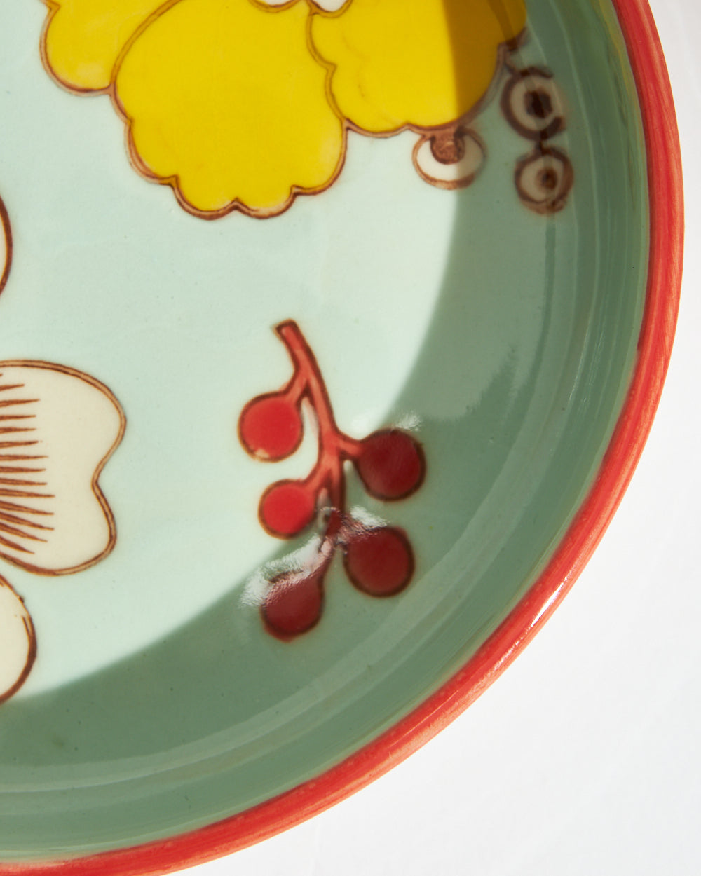 Hibiscus Bloom Snack Plate |Mint