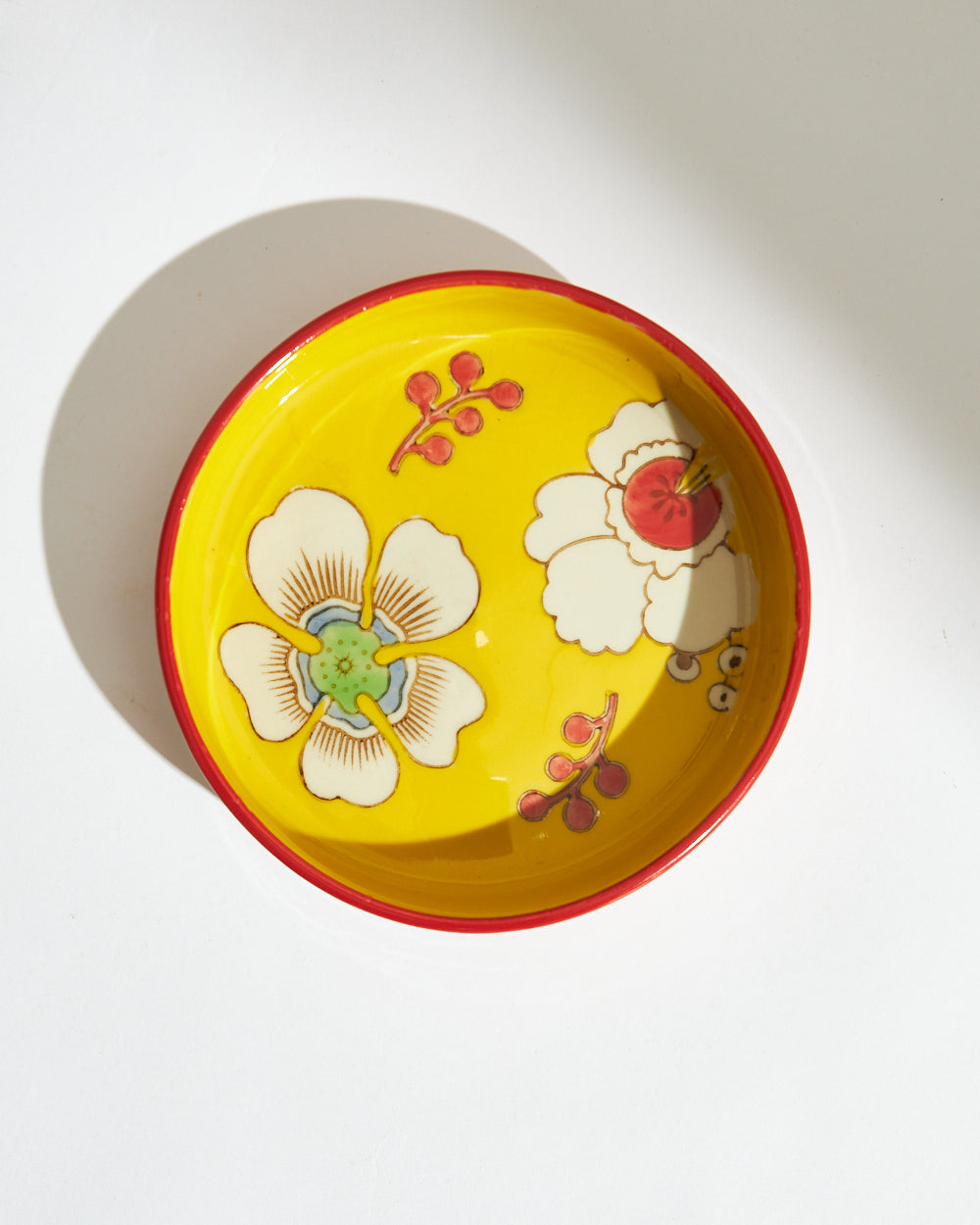 Hibiscus Bloom Snack Plate | Yellow