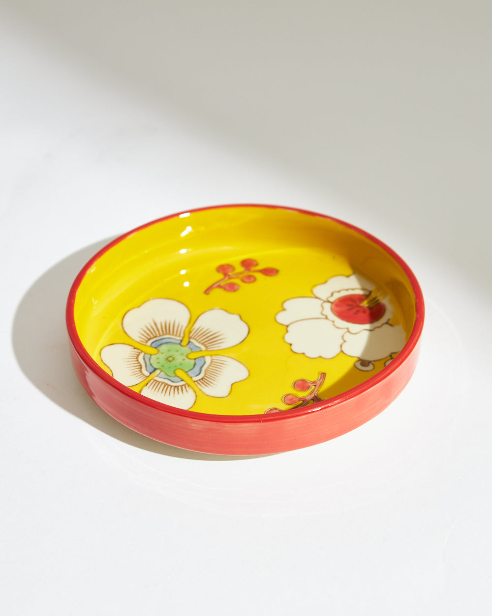 Hibiscus Bloom Snack Plate | Yellow