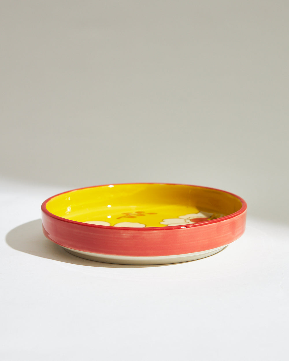 Hibiscus Bloom Snack Plate | Yellow