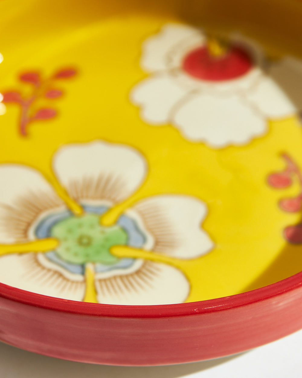 Hibiscus Bloom Snack Plate | Yellow