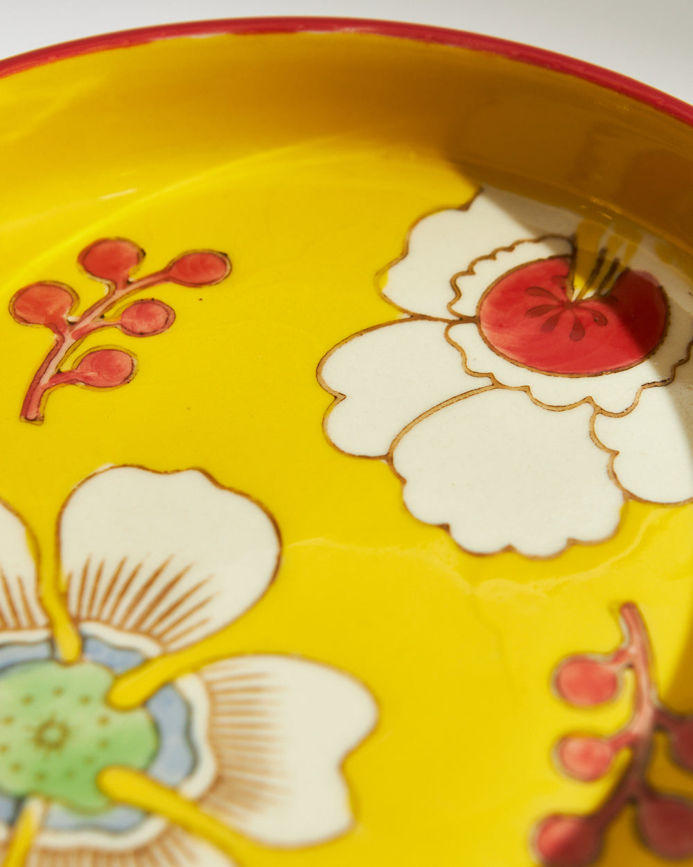 Hibiscus Bloom Snack Plate | Yellow