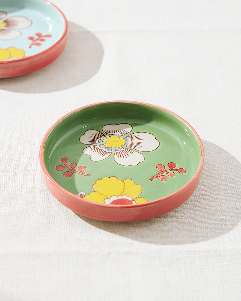 Hibiscus Bloom Snack Plate | Green