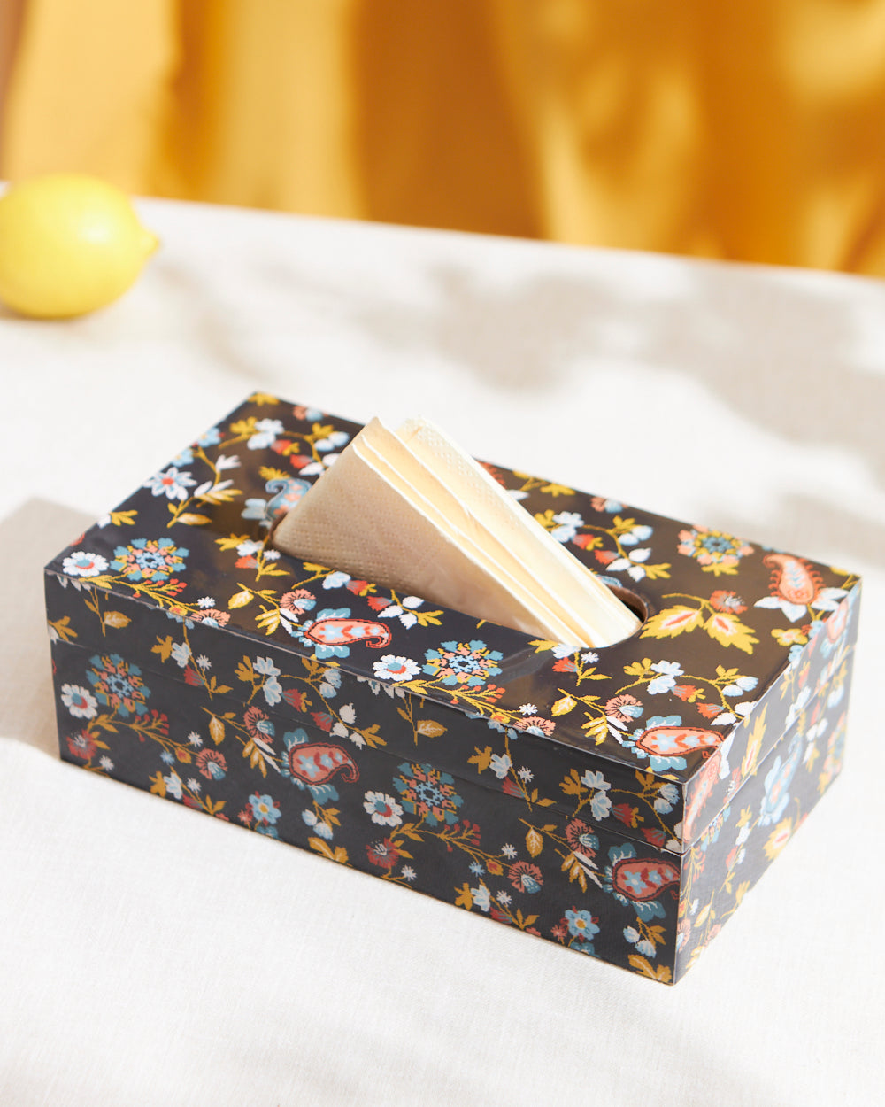 Pixel Paisley Tissue Box