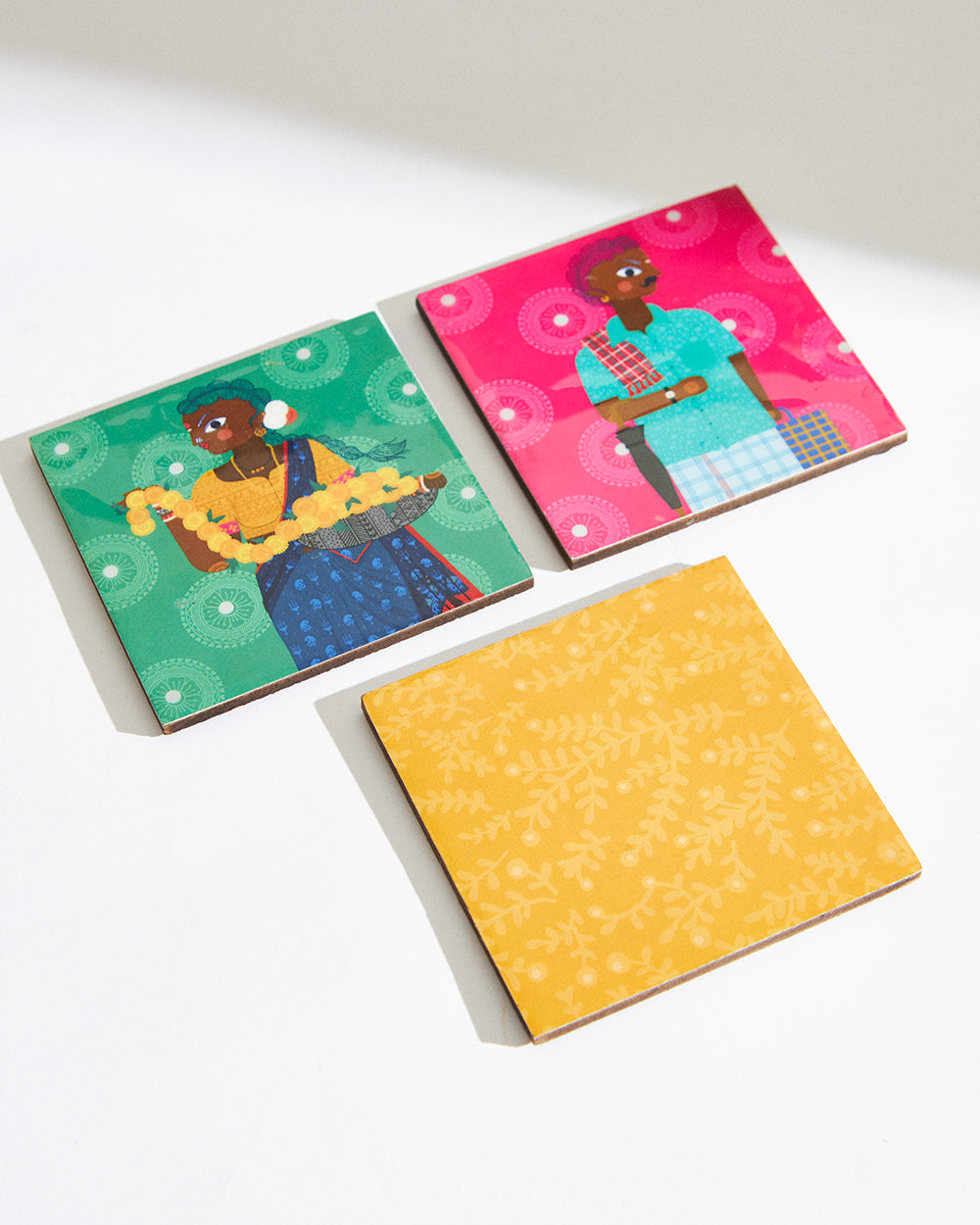 Folk Funk Coaster set