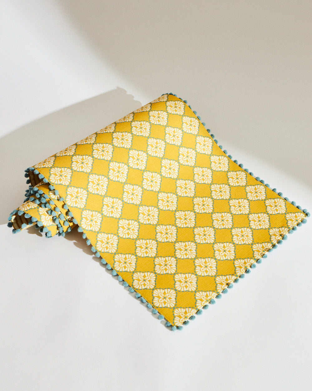 Pixel Jaal Table Runner - Yellow