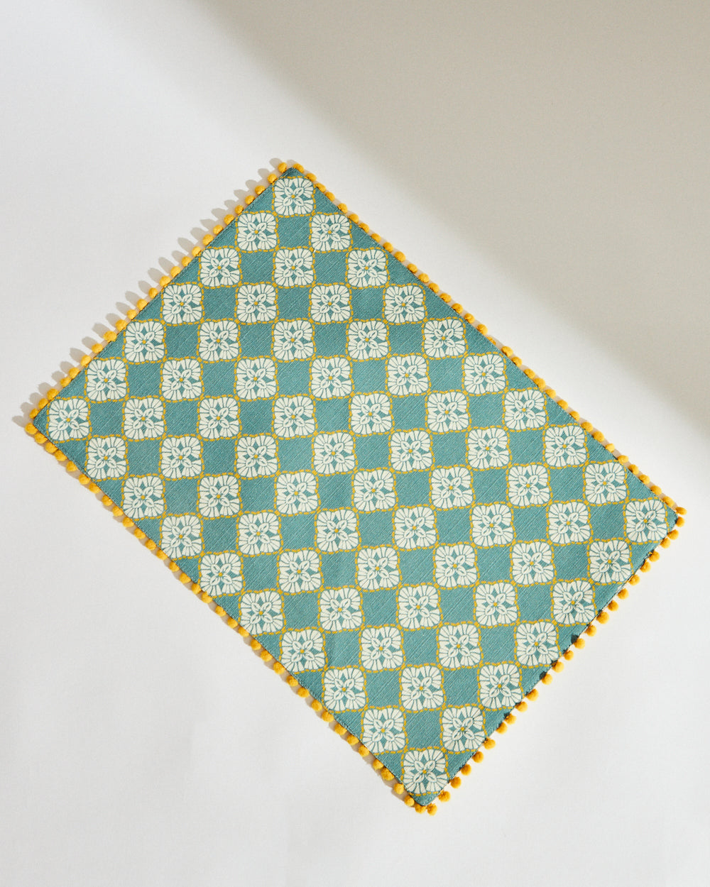 Pixel Jaal Placemats - Set of 2, Mint