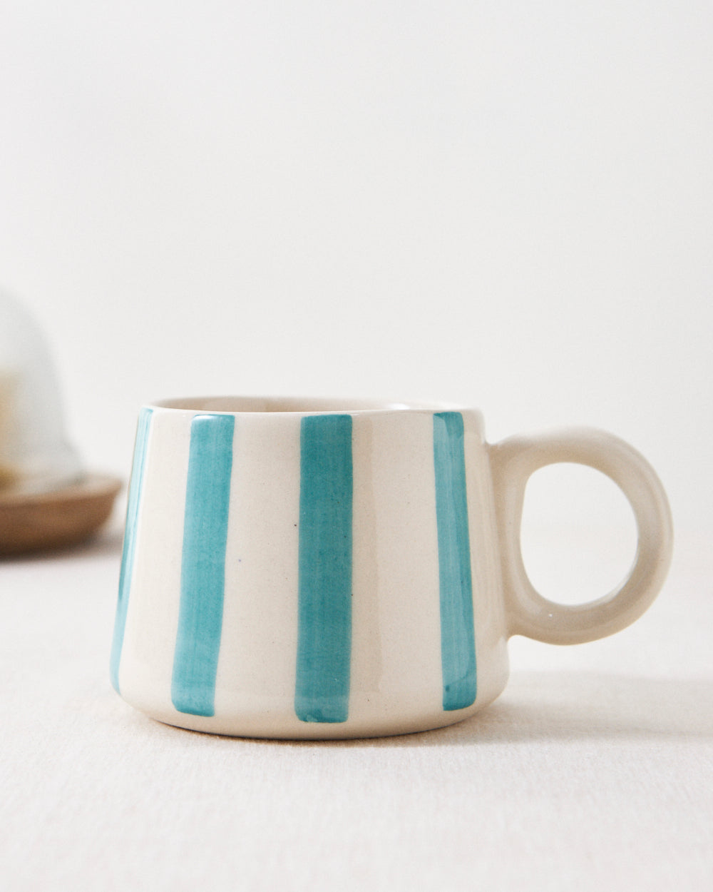 Essentials Love Stripes Mug -Green