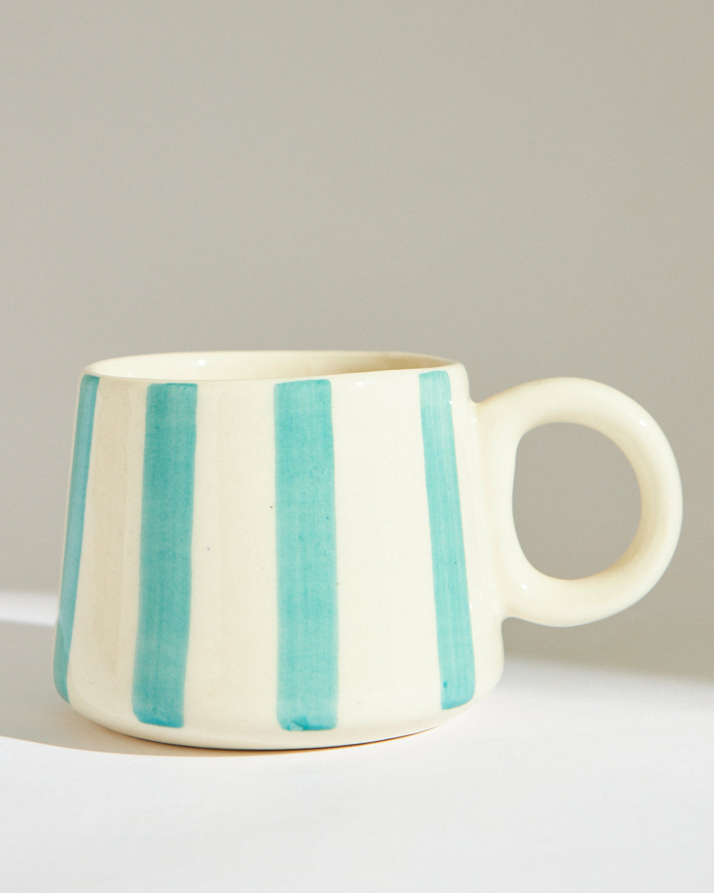 Essentials Love Stripes Mug -Green