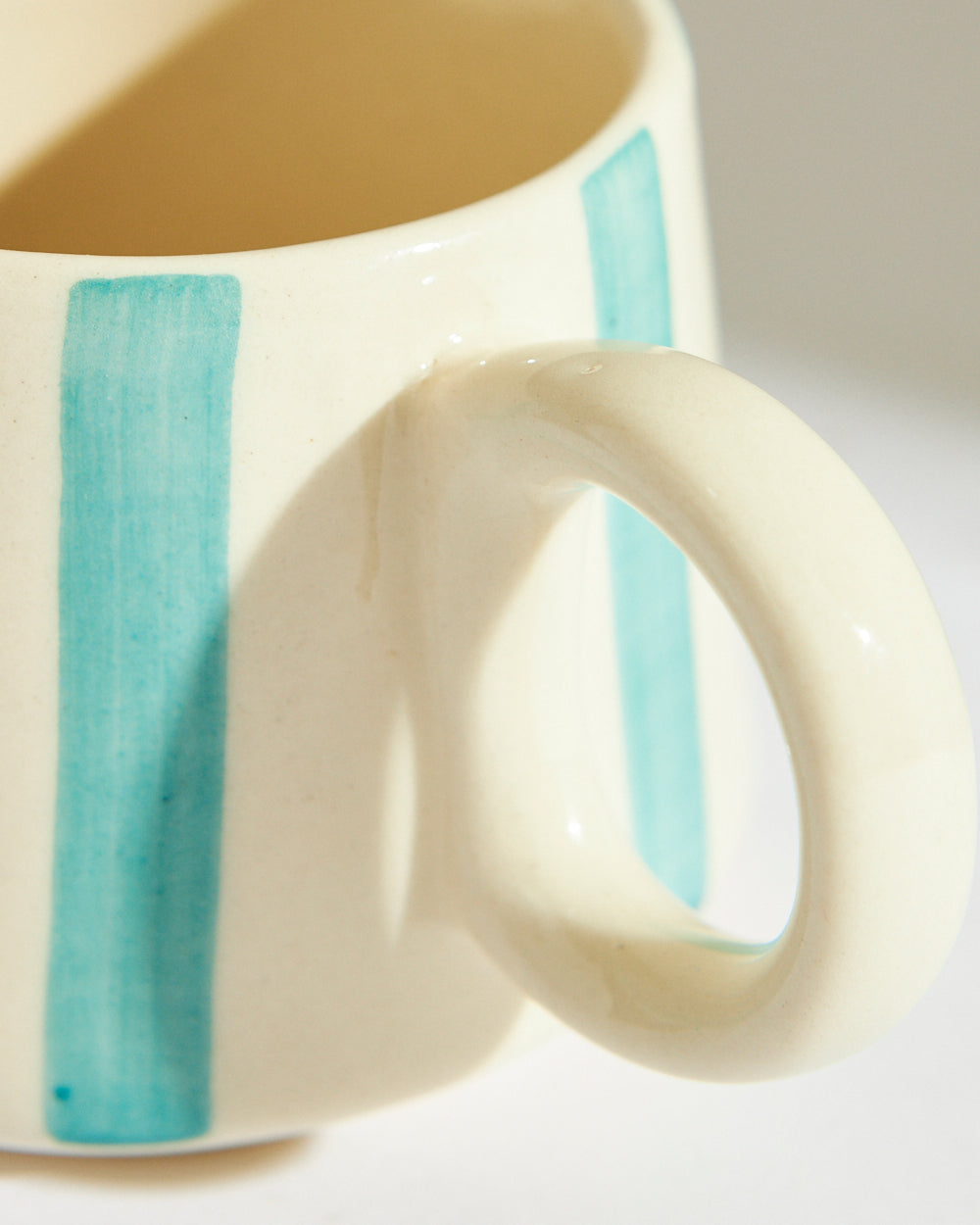 Essentials Love Stripes Mug -Green