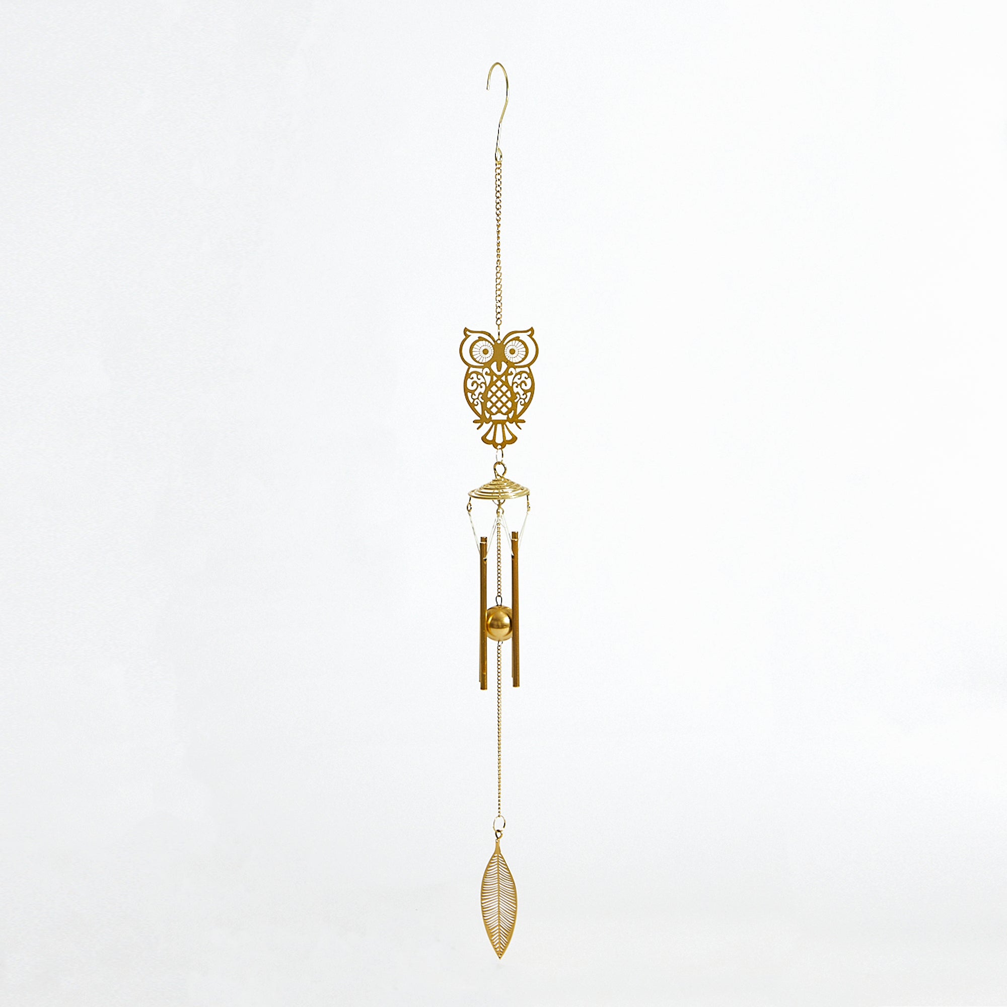 Classic Owl Dream Catcher - Gold