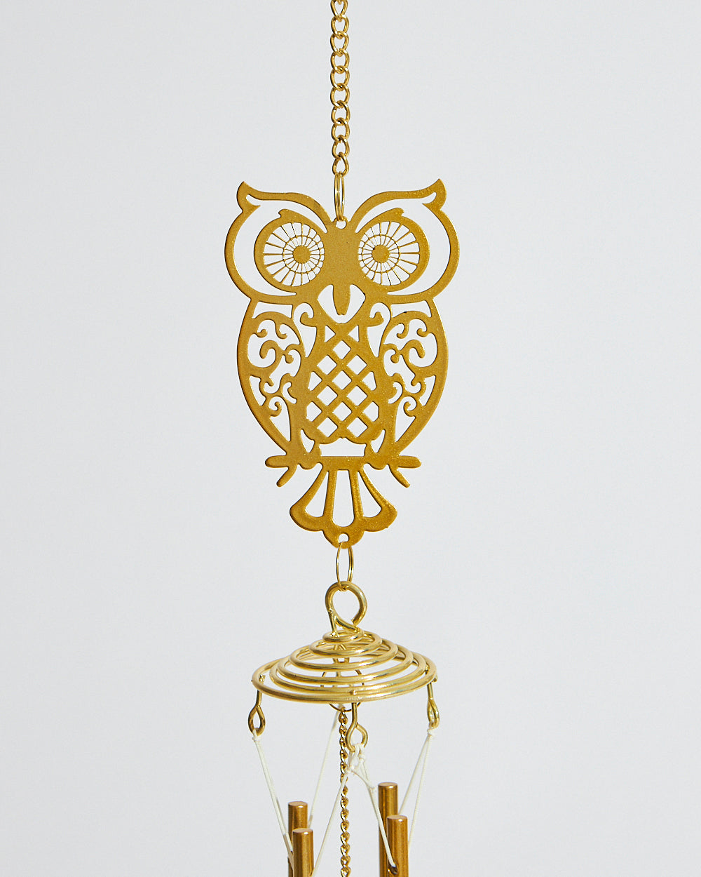 Classic Owl Dream Catcher - Gold