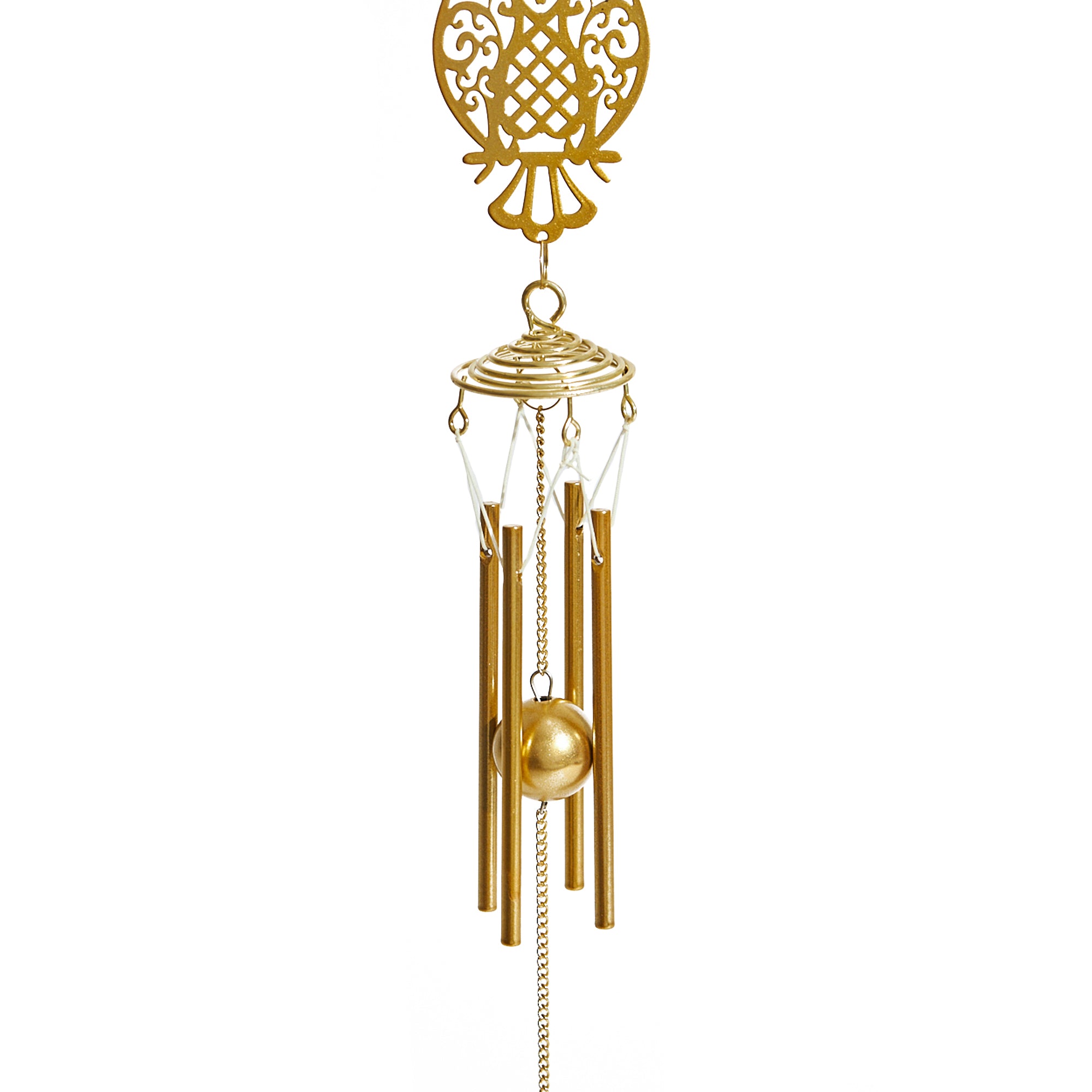 Classic Owl Dream Catcher - Gold