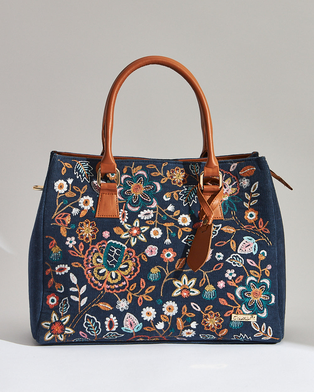 Embroidered Tote | Batik Bloom