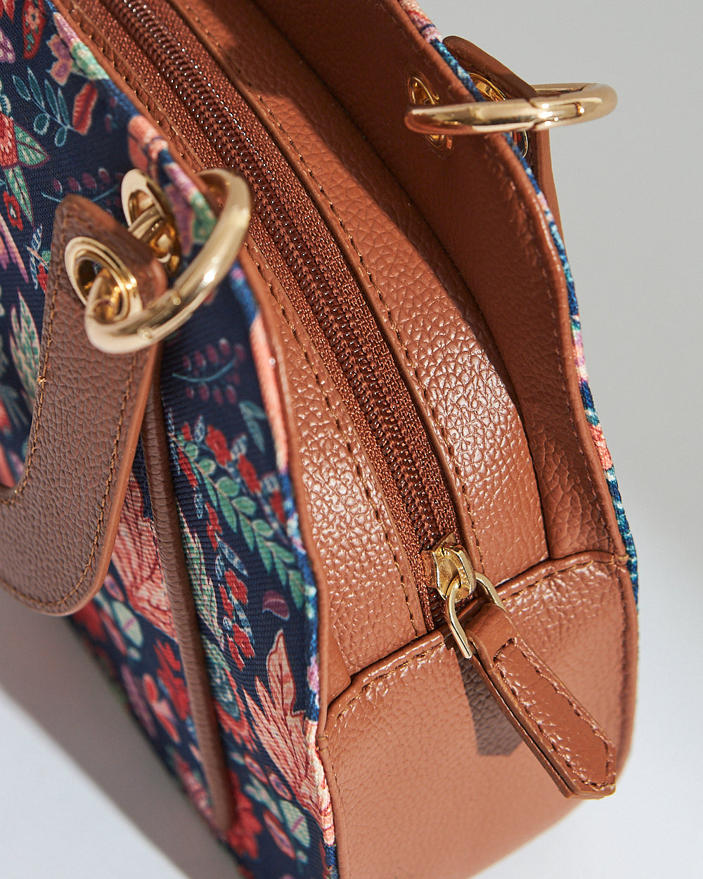 Hand Bag | Batik Bloom - Navy