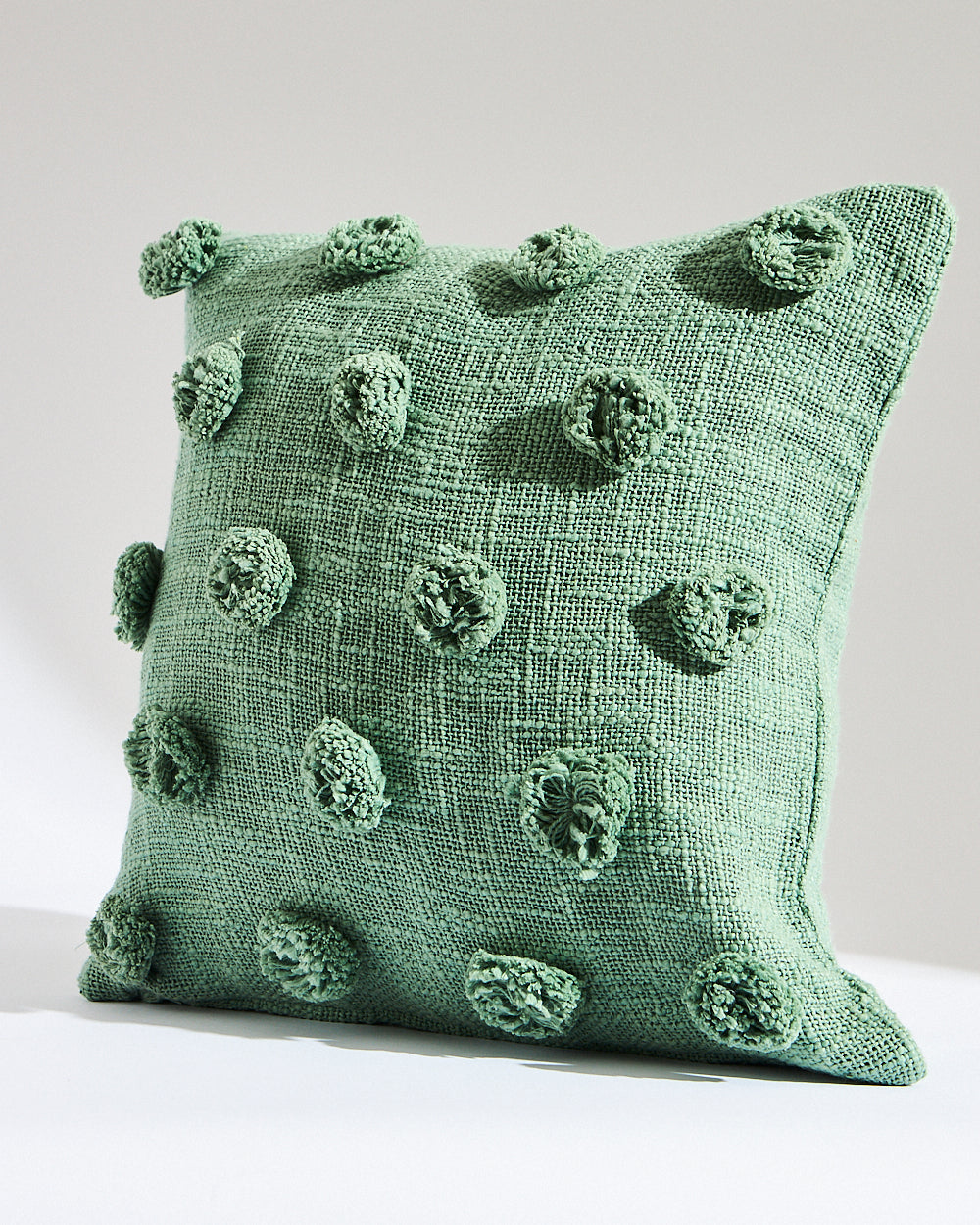 Essentials Polka Cushion Cover, Green