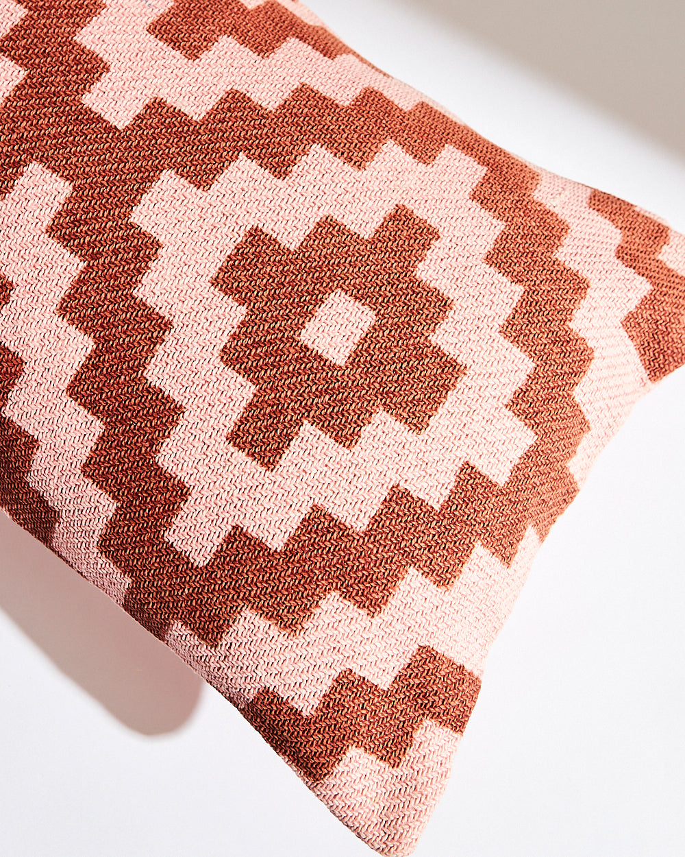 Essentials Aztec Cushion Cover, Pink