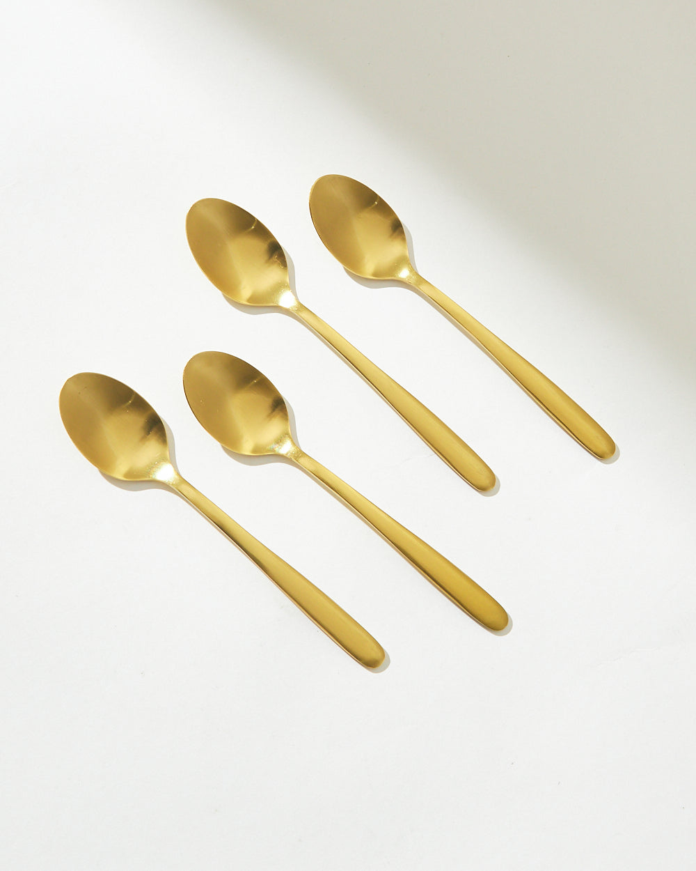 Classic Gold Dessert Spoons - Set of 4