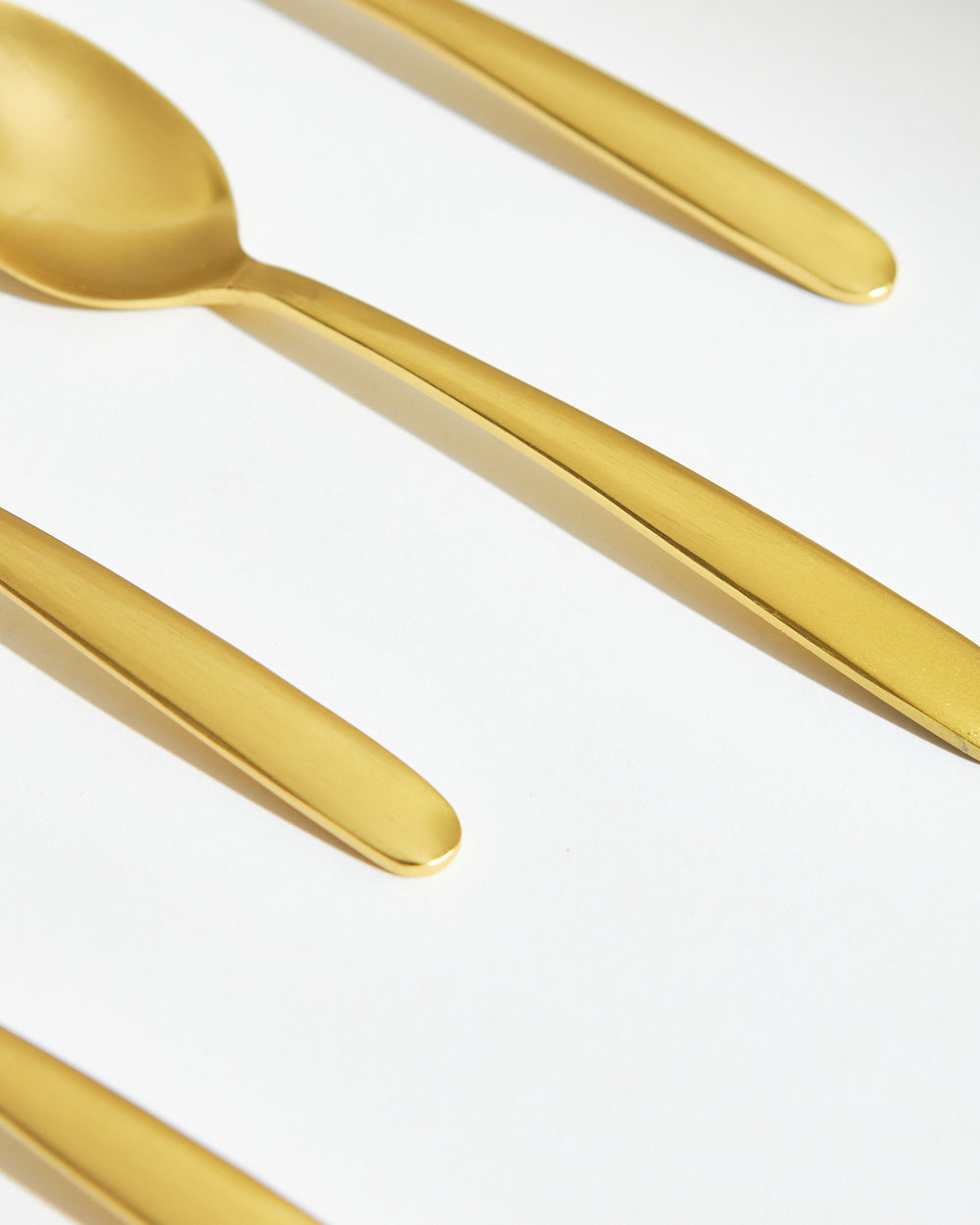 Classic Gold Dessert Spoons - Set of 4