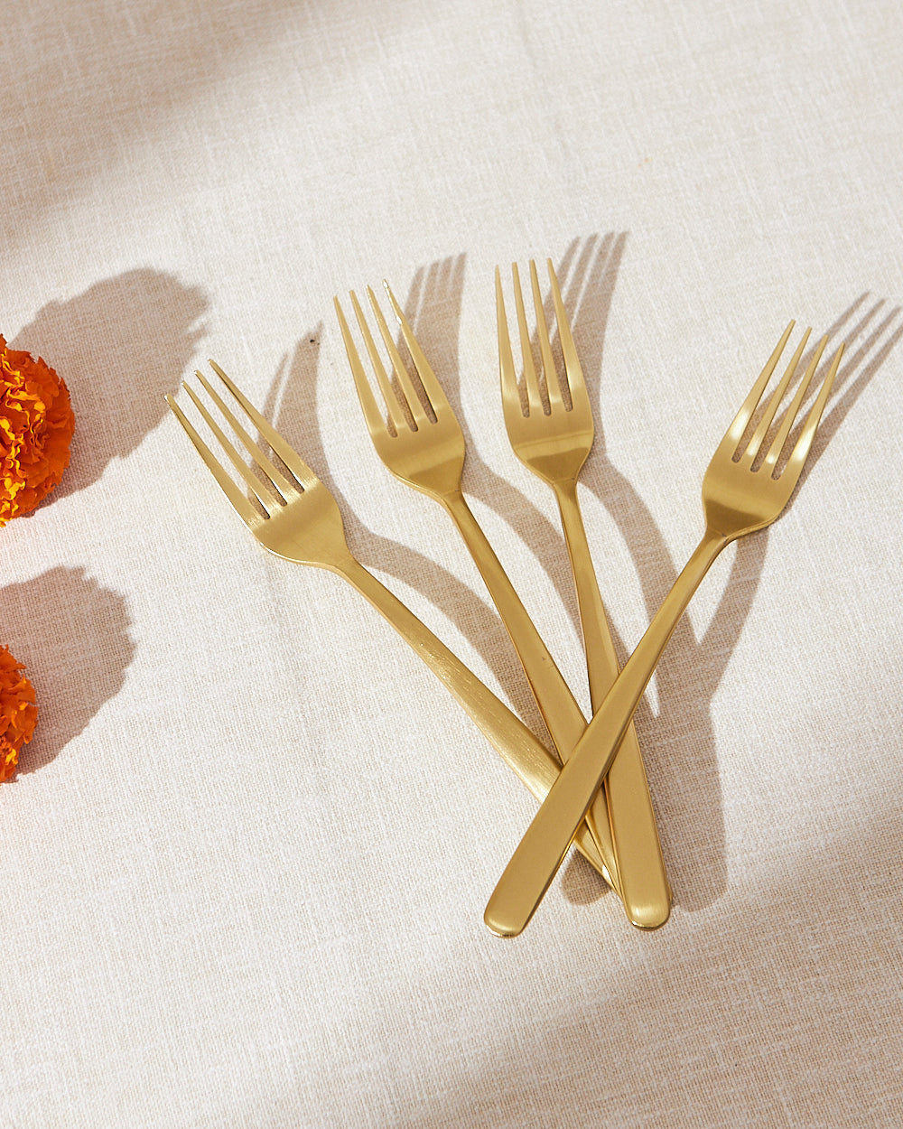 Classic Gold Meal Forks - Set of 4