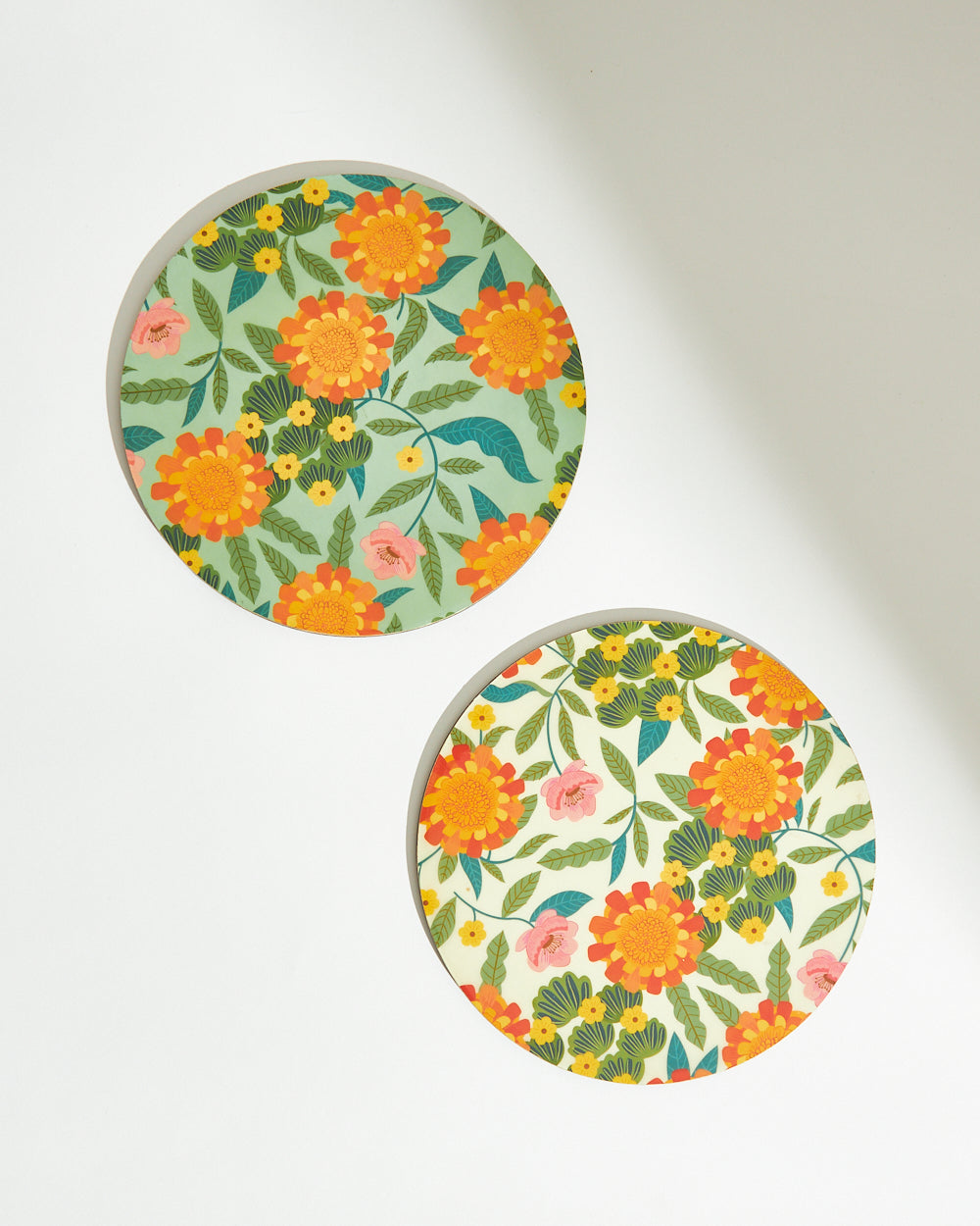 Marigold Trivets (Set of 2) | Wood