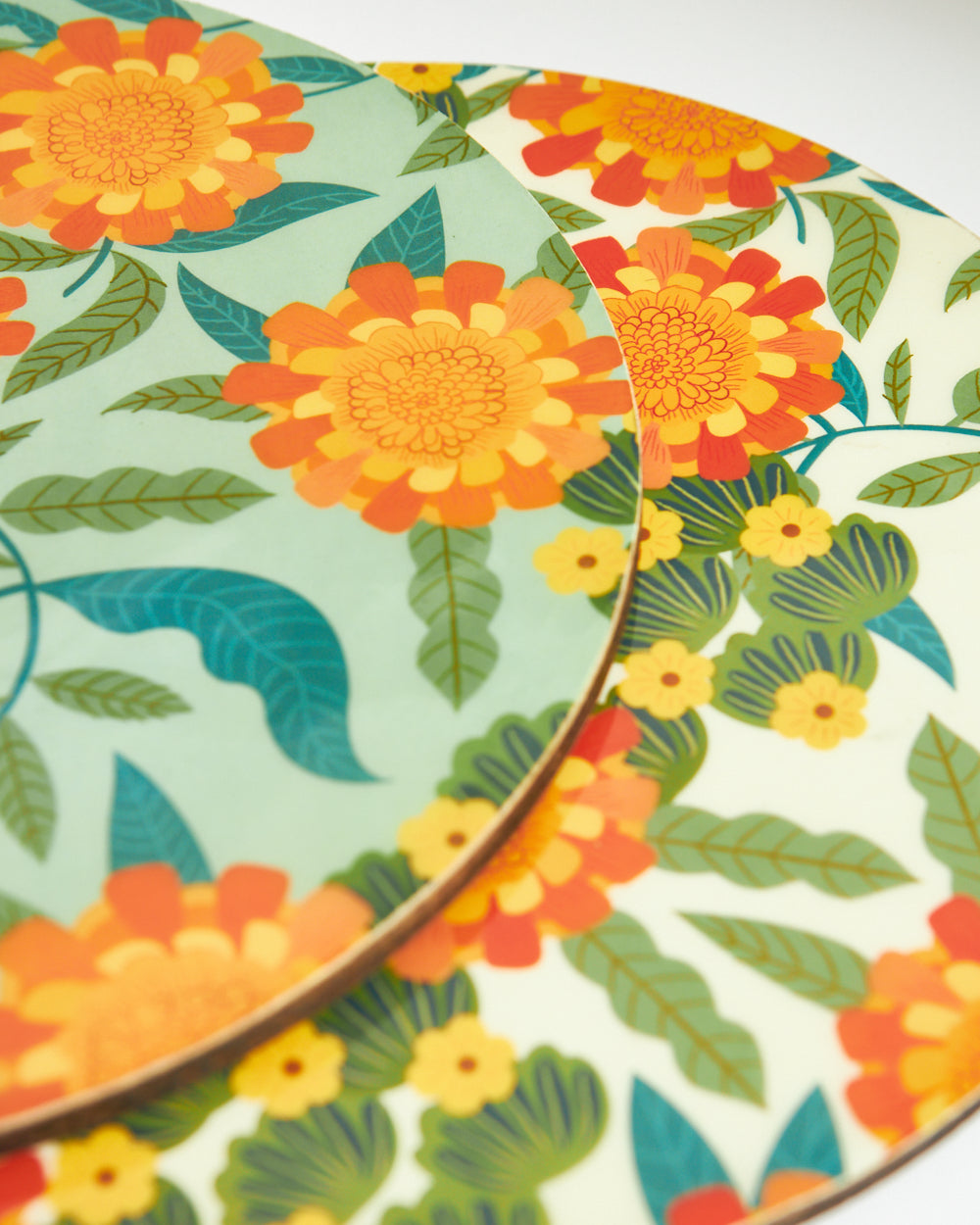 Marigold Trivets (Set of 2) | Wood