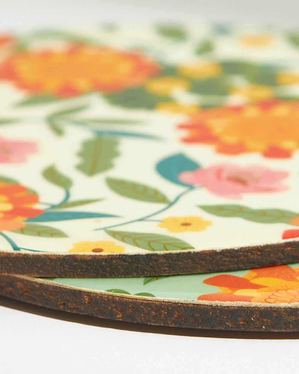 Marigold Trivets (Set of 2) | Wood