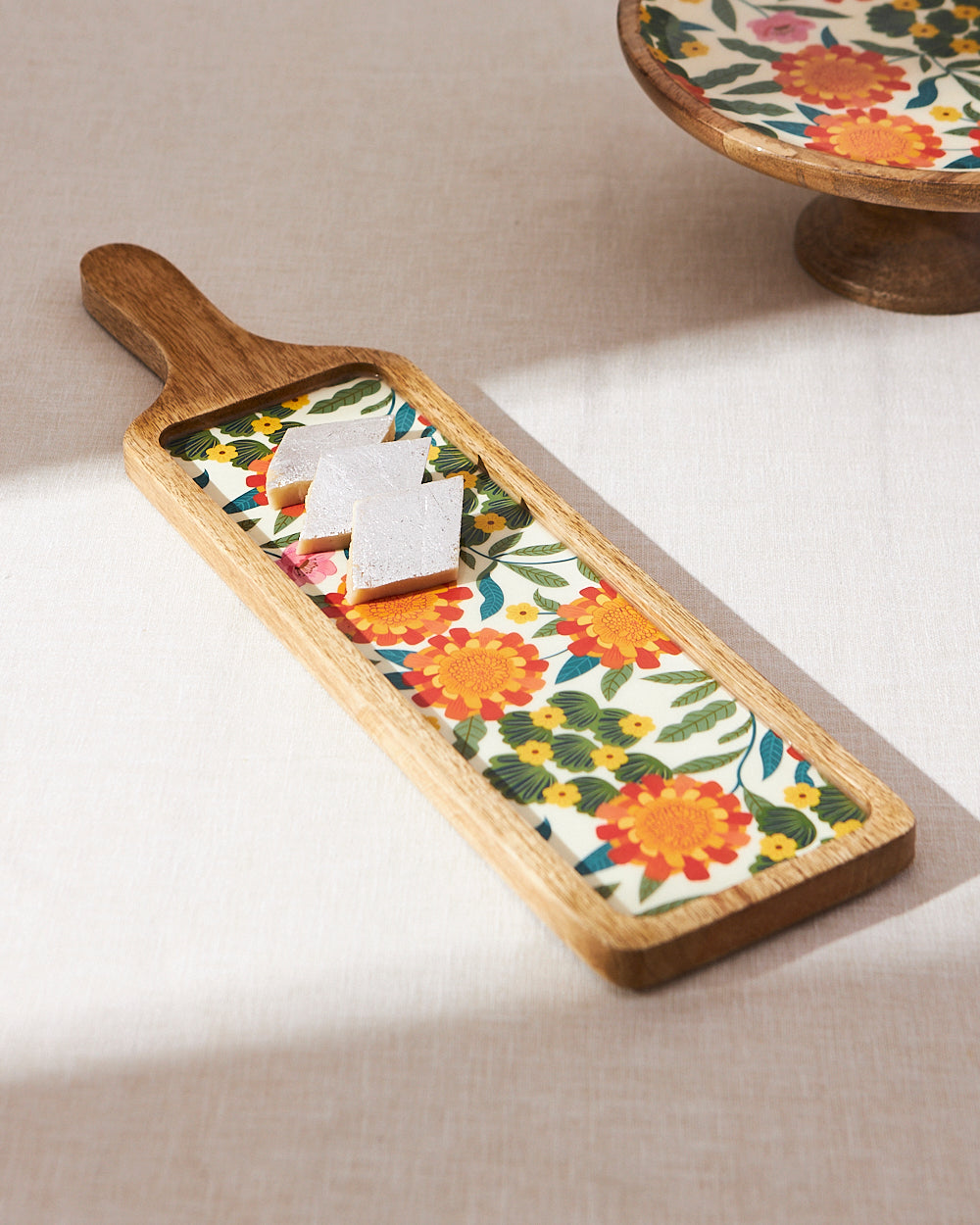 Marigold Snack Platter | Wood