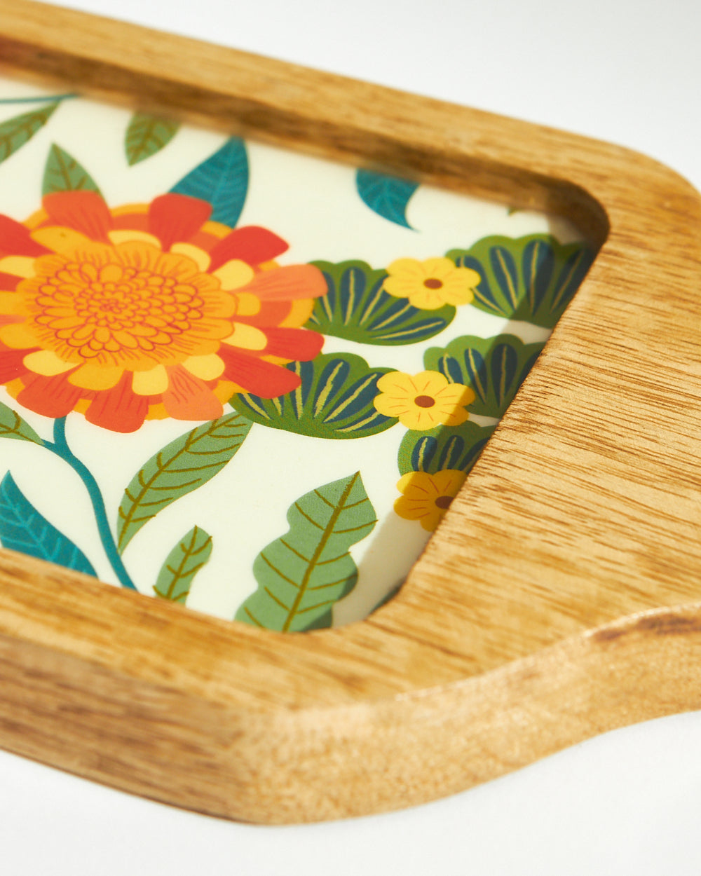 Marigold Snack Platter | Wood