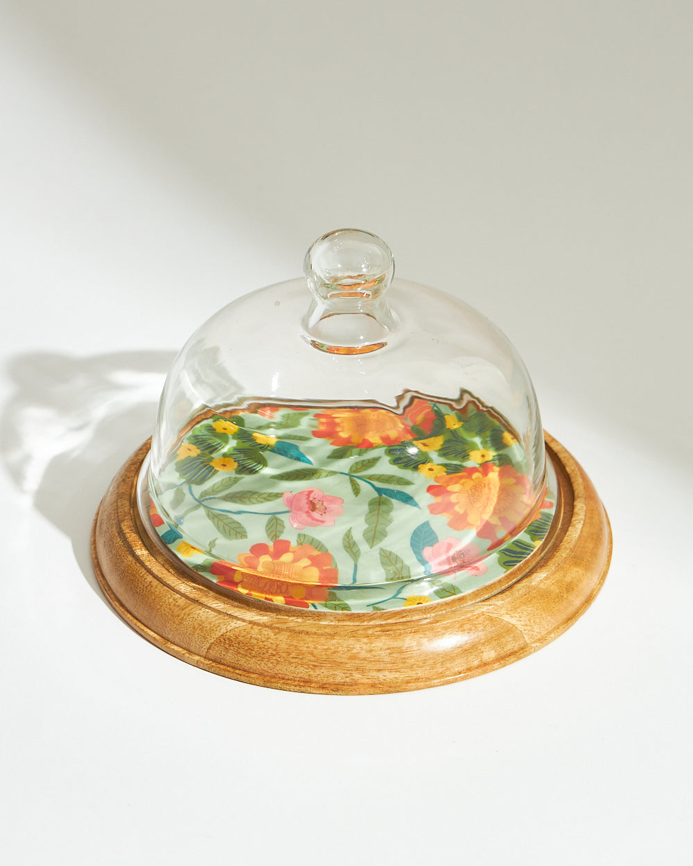 Marigold Cake Cloche | Wood