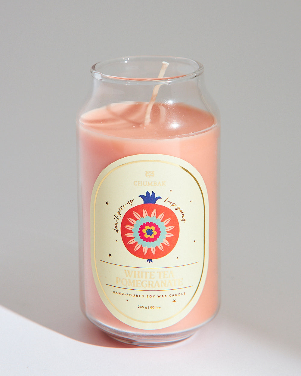 White Tea & Pomegranate Soy Wax Candle