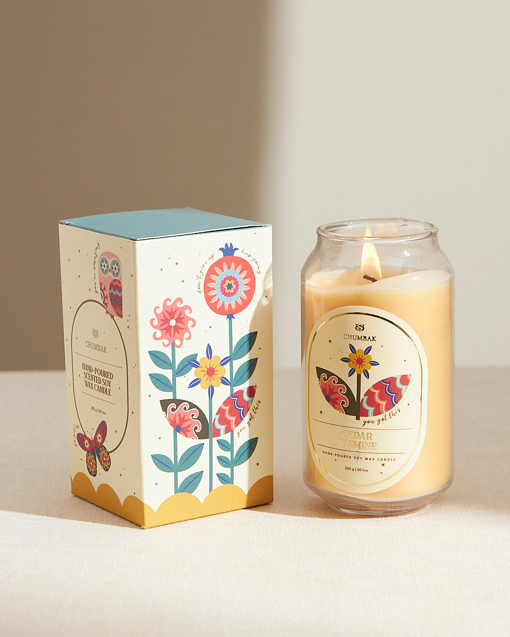 Cedar Jasmine Soy Wax Candle