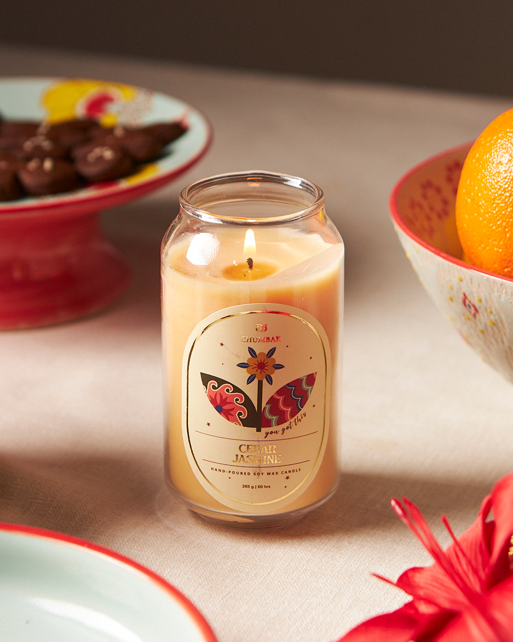 Cedar Jasmine Soy Wax Candle