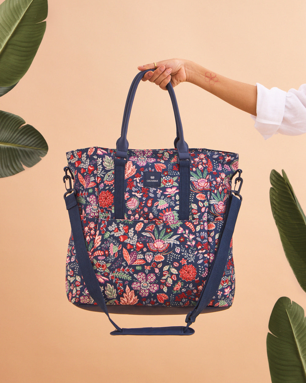 Travel Tote | Batik Bloom