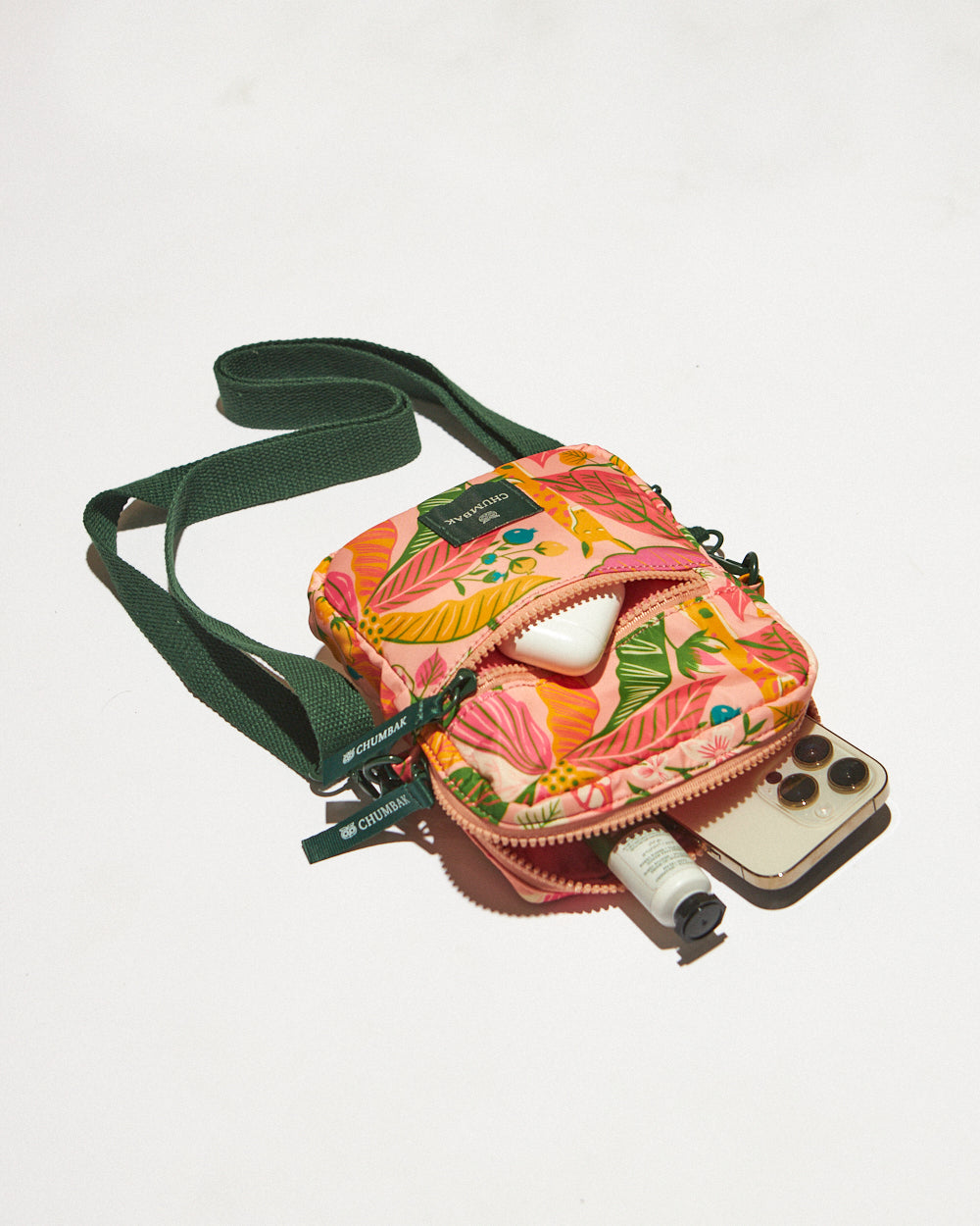 Mini Resort Crossbody Bag | Adjustable Sling| Water Resistant Fabric