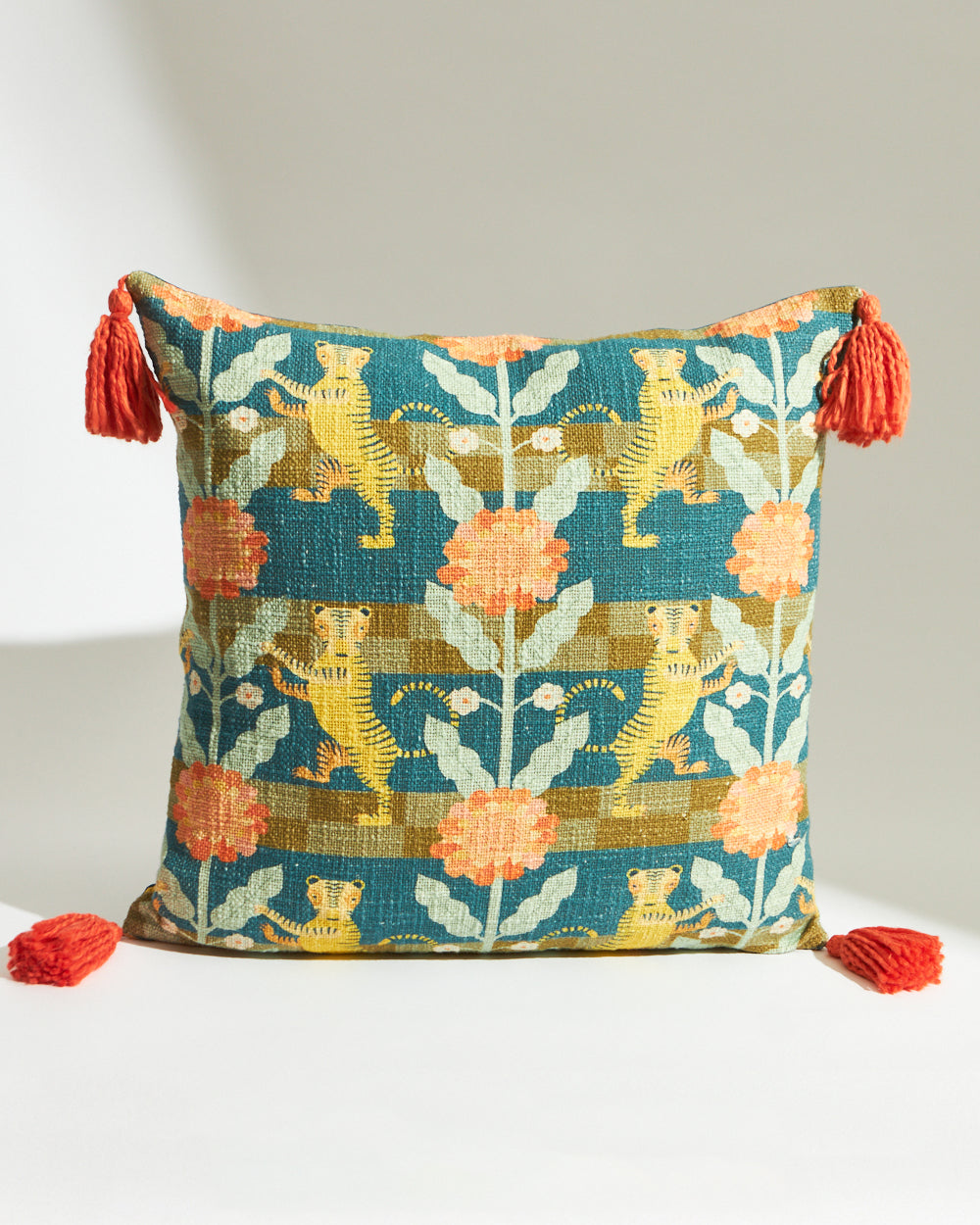 Marigold Tiger-Tiger Cushion Cover 20"