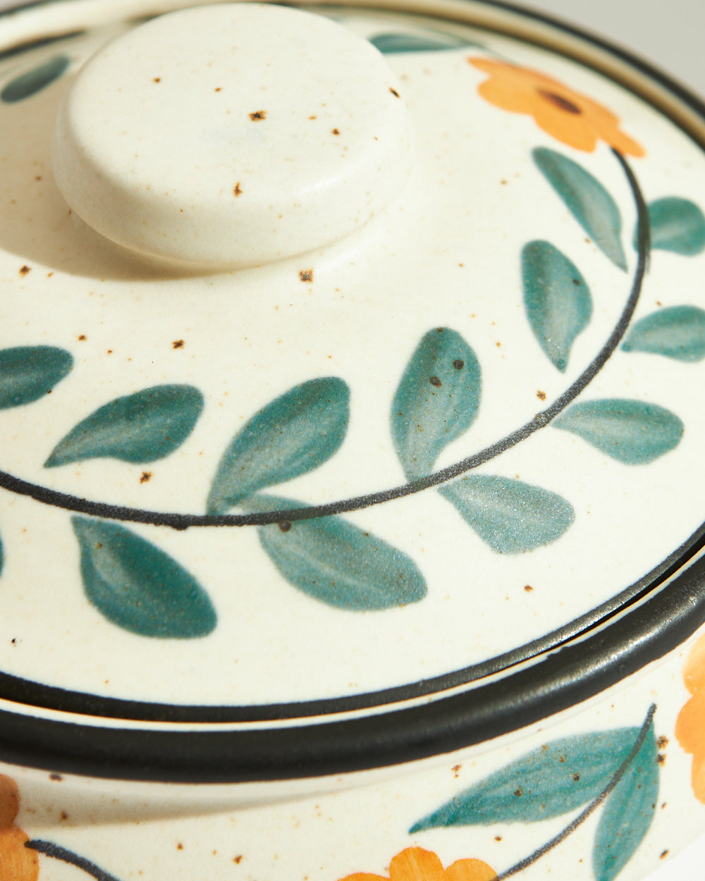 Marigold Casserole | Handpainted Stoneware