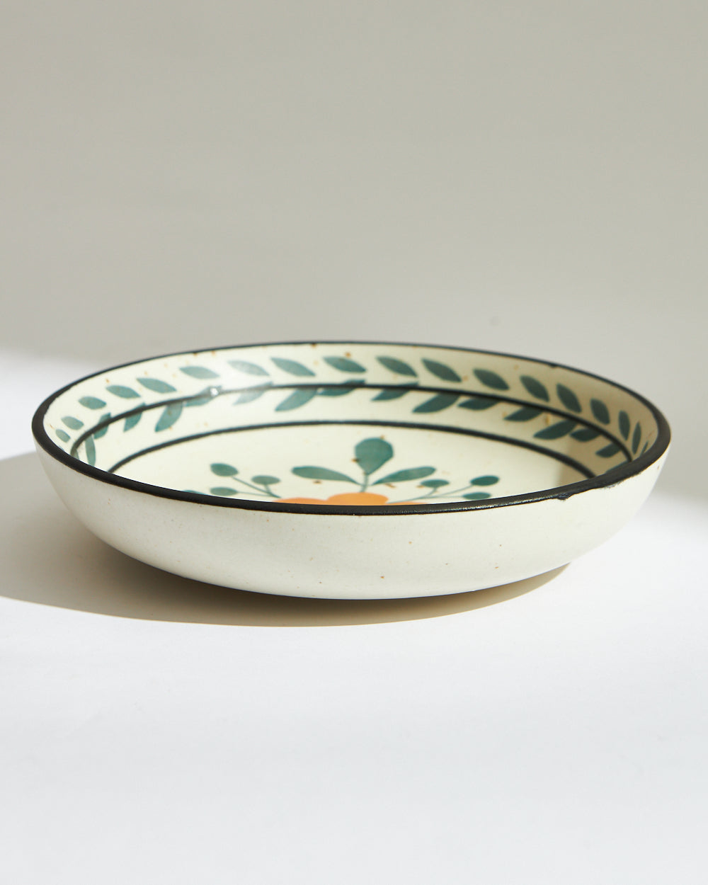 Marigold Pasta Dish | Handpainted Stoneware