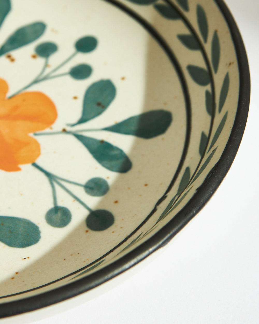 Marigold Pasta Dish | Handpainted Stoneware