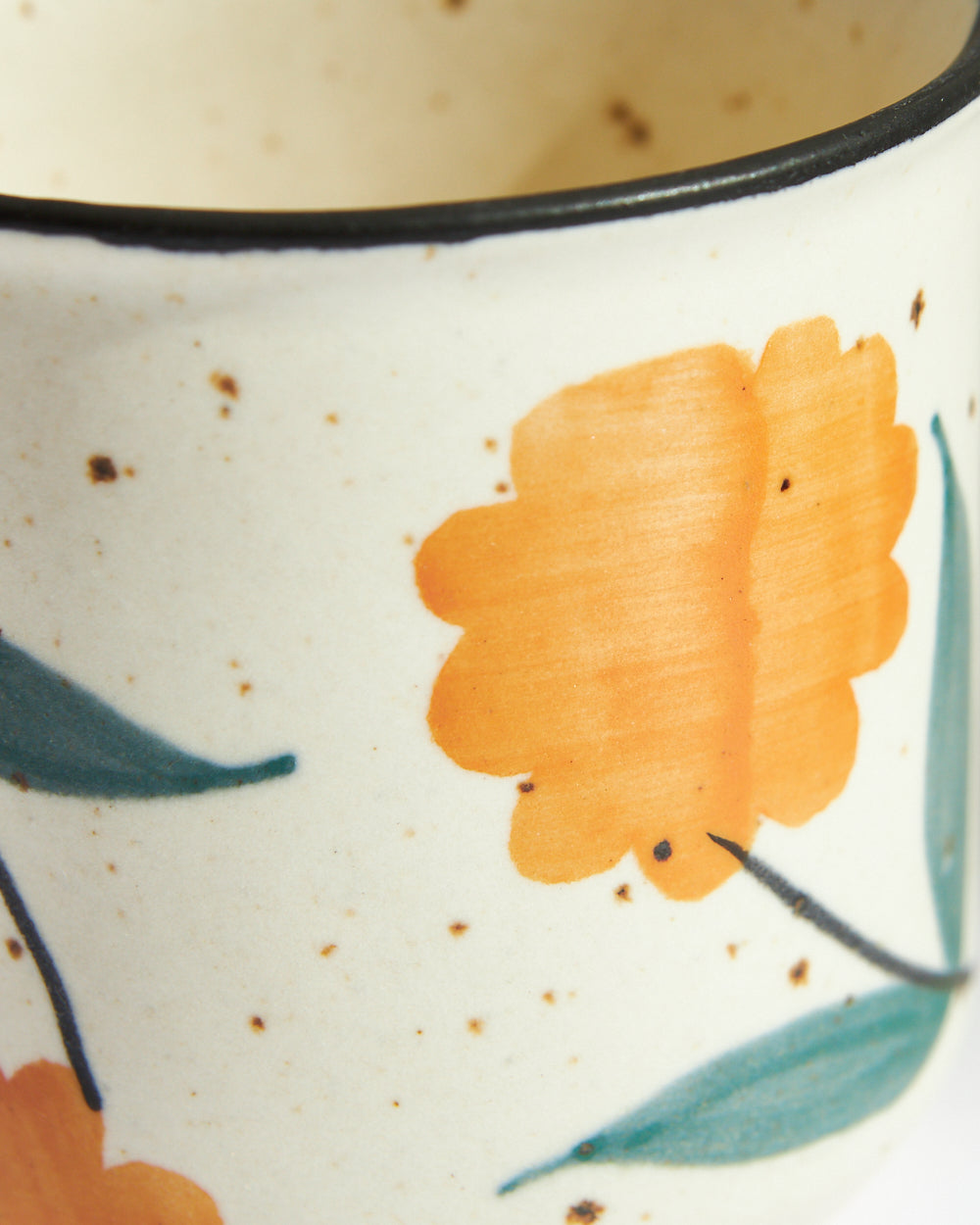 Marigold Mug| Handpainted Stoneware