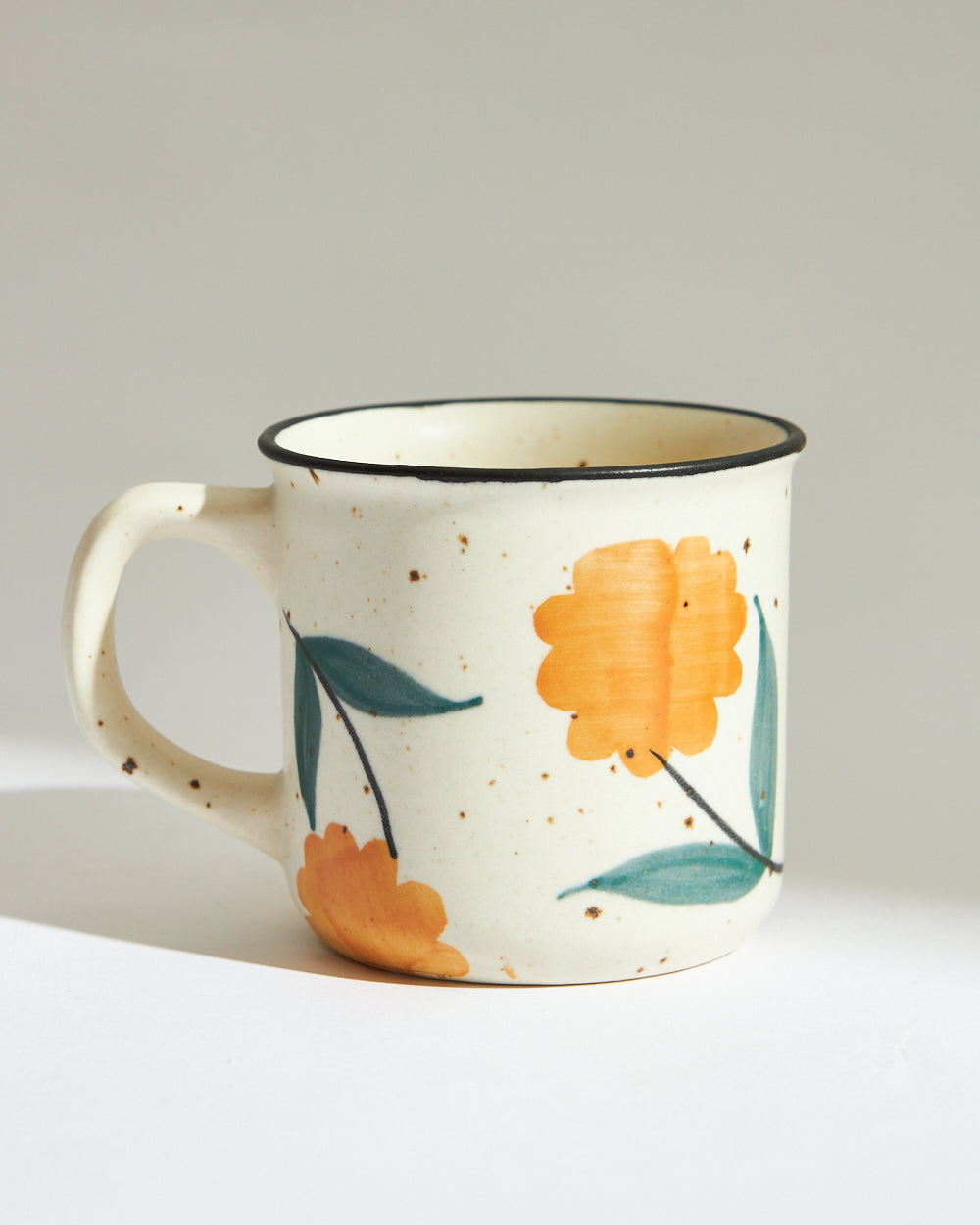 Marigold Mug| Handpainted Stoneware