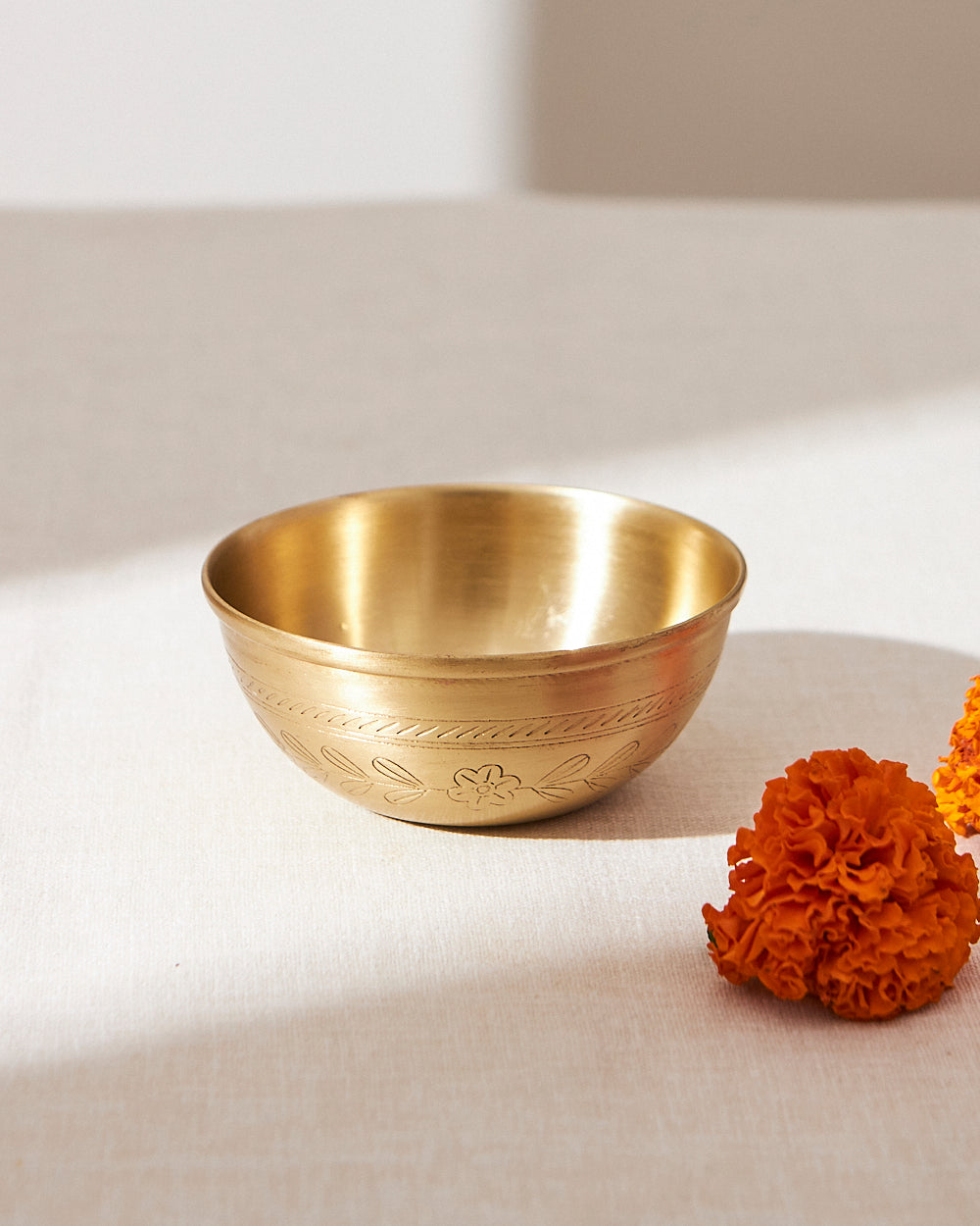 Marigold Brass Bowl