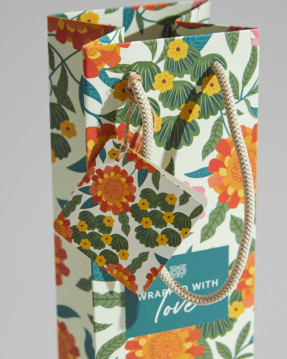 Marigold Bottle Bag with Gift Tag