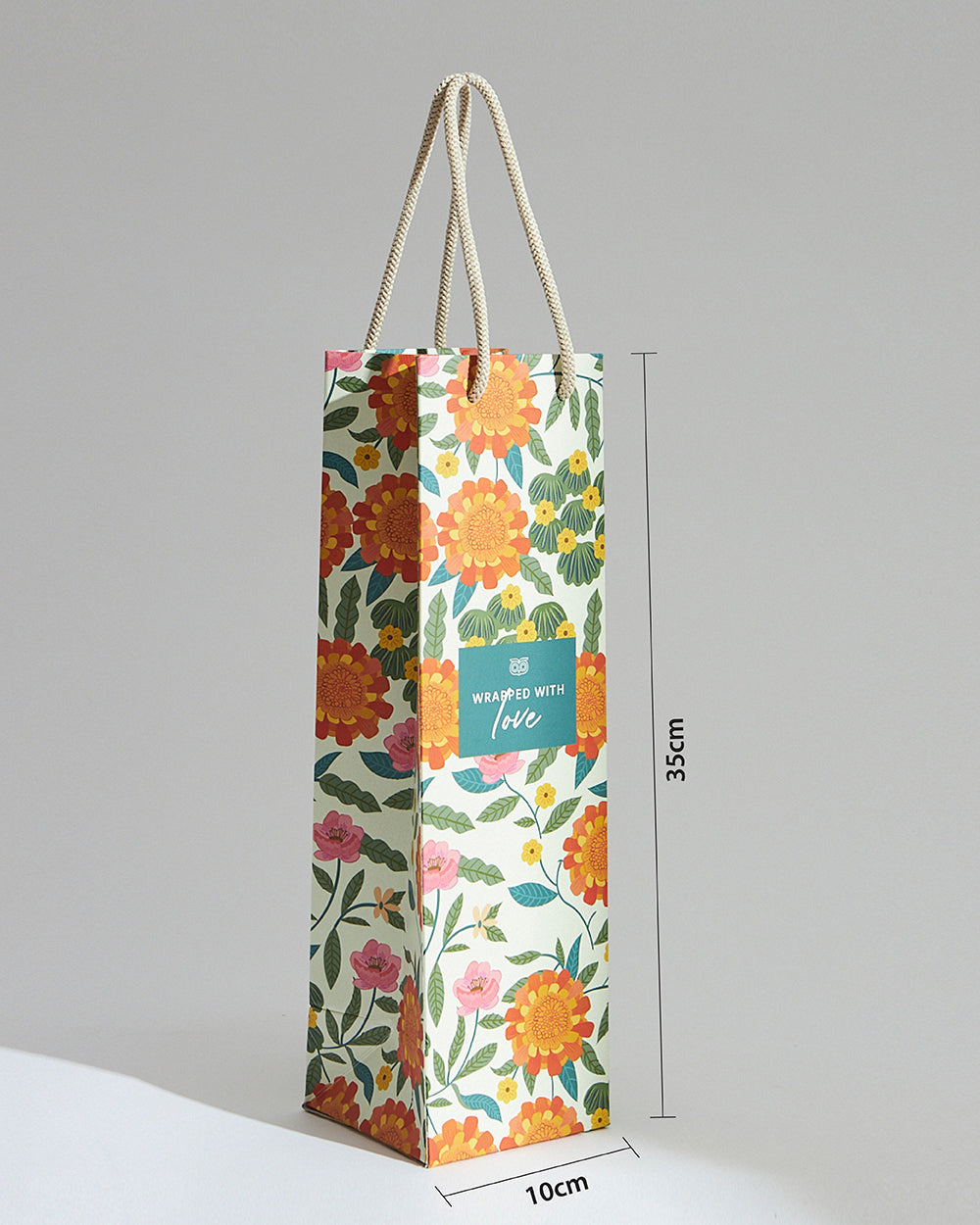 Marigold Bottle Bag with Gift Tag