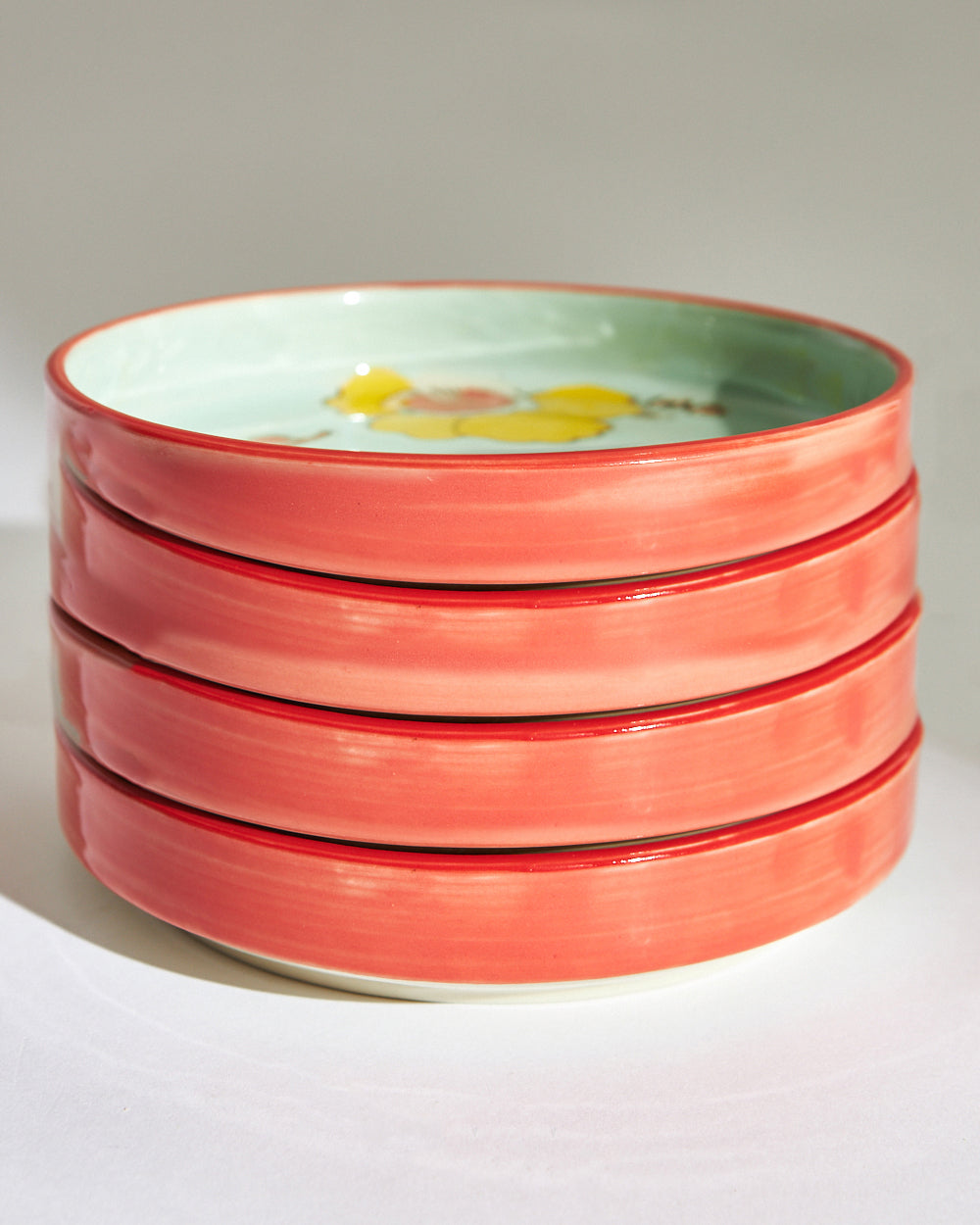 Hibiscus Bloom Snack Plates | Set of 4