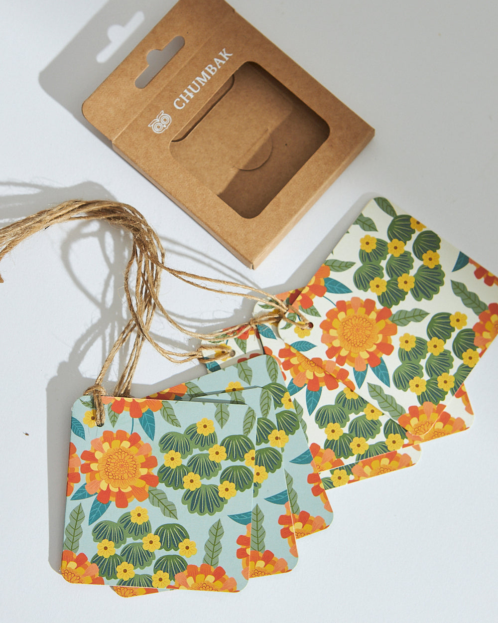 Marigold Gift Tags, Set of 6