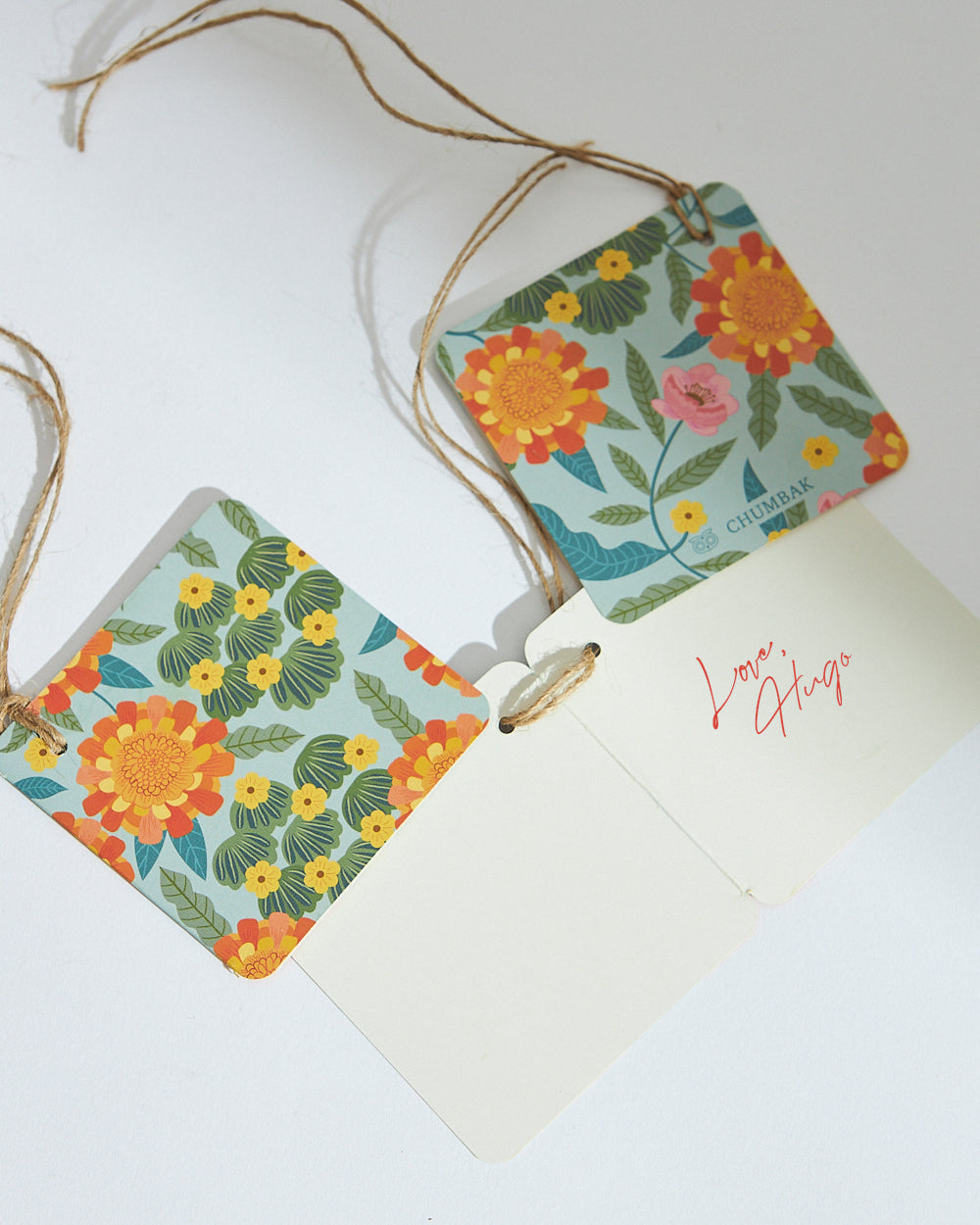 Marigold Gift Tags, Set of 6