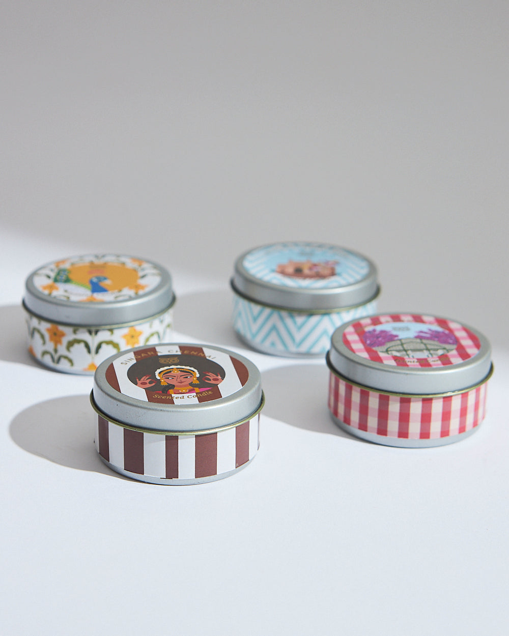 Cities of India Tin Candles Gift Box | Set of 4