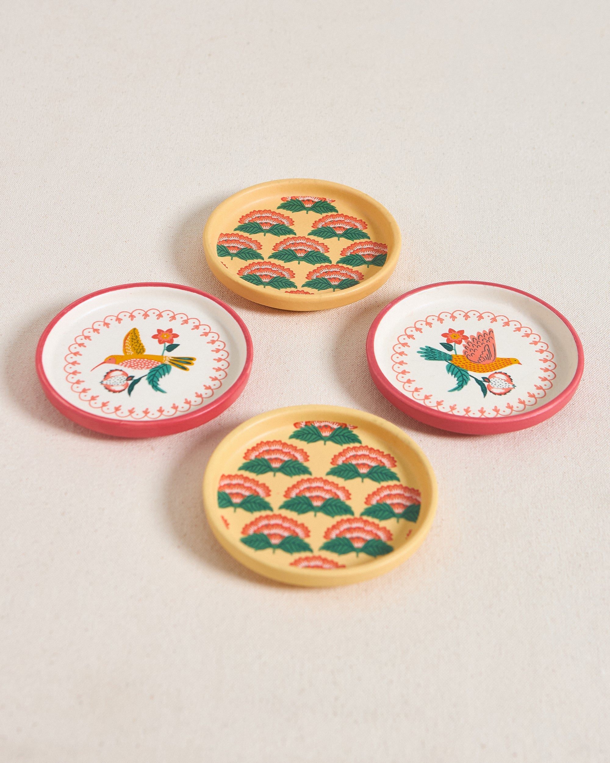 Bahaar Coasters | Set Of 4